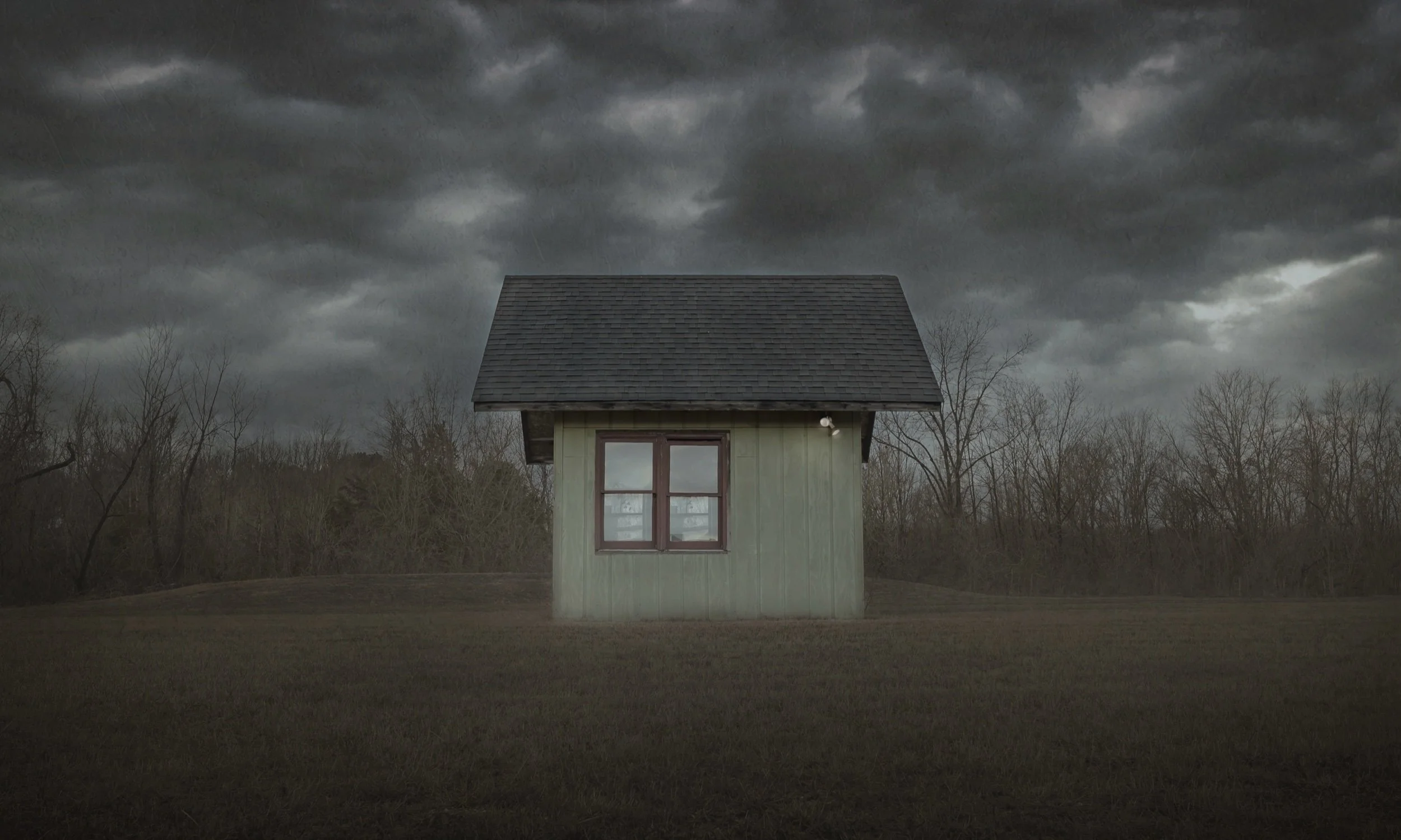 Lonely Green Shed