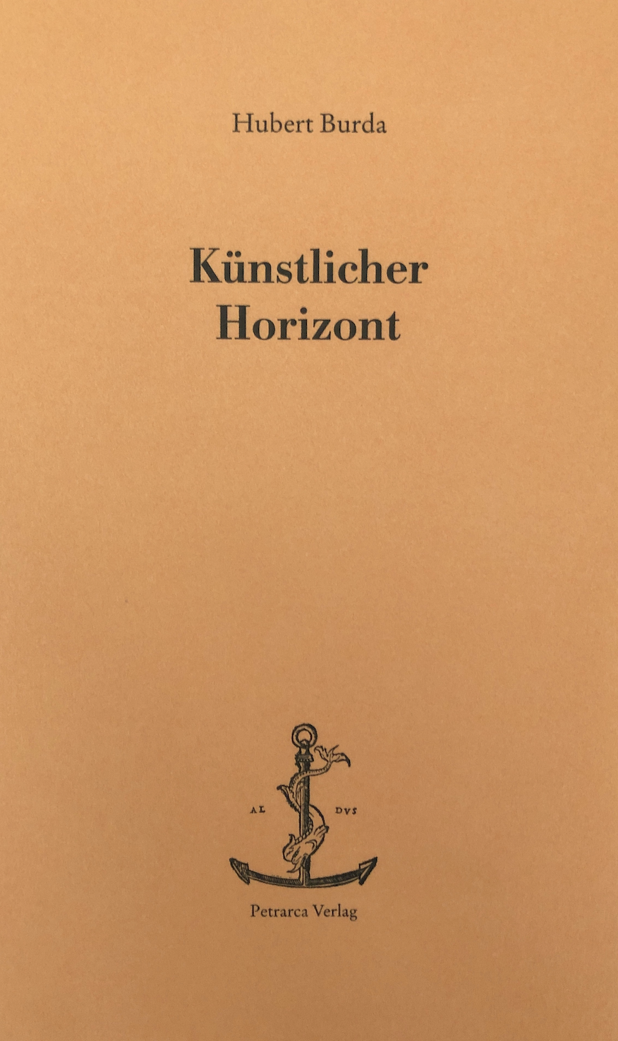 Künstlicher Horizont. Notizen 1990-94