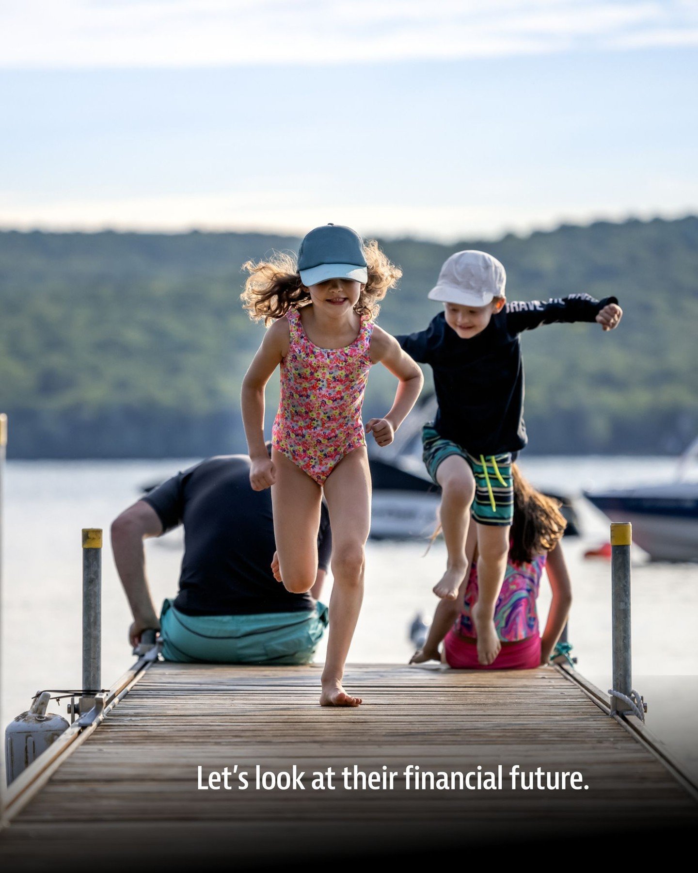 👣 Dockside giggles. Camp runs. Road trip snacks.
 The little moments make big memories&mdash;and big expenses.

If summer has you thinking about your long-term financial picture, we&rsquo;re here to help.

Let&rsquo;s look at their future&mdash;star