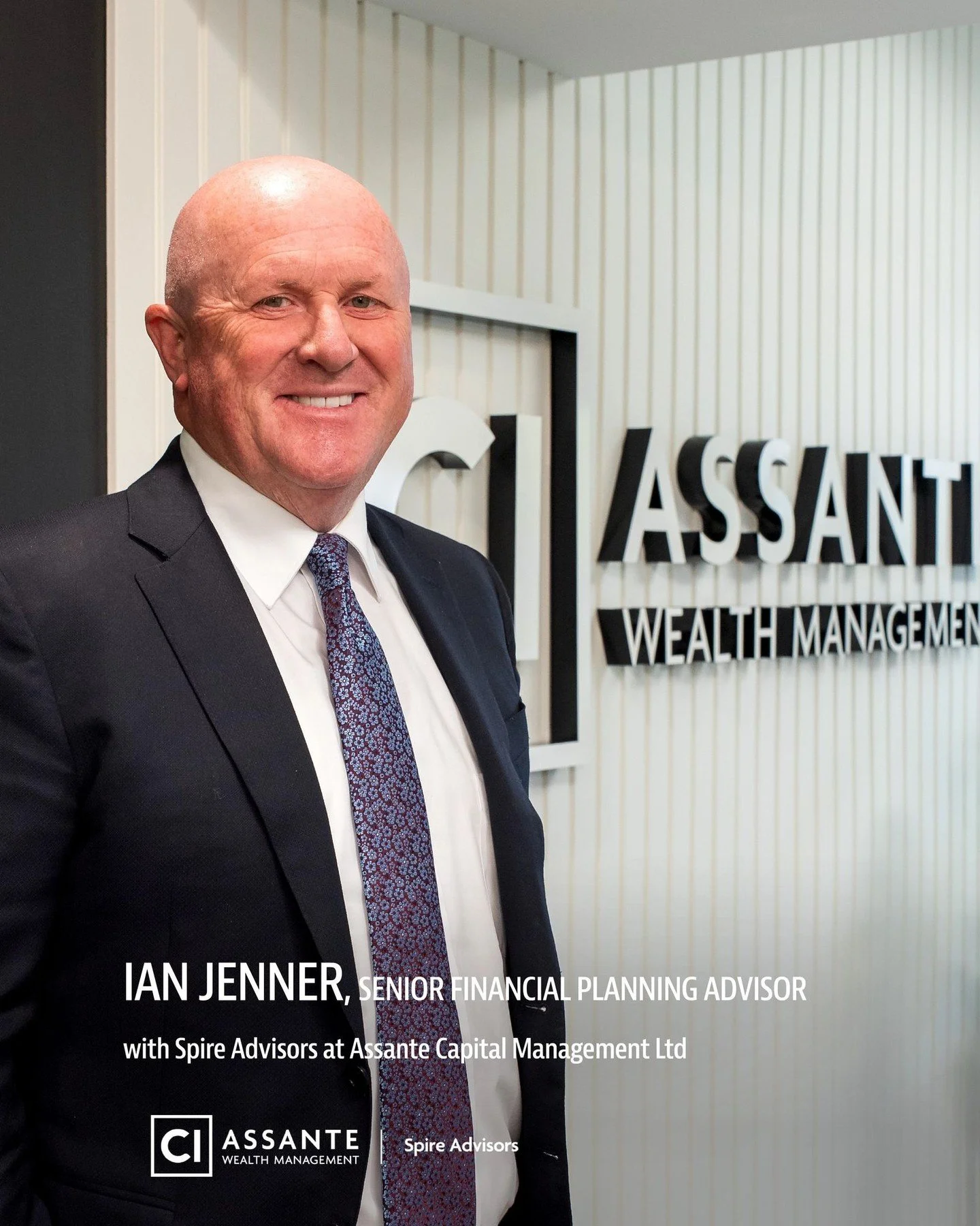 Meet Ian Jenner, Senior Financial Planning Advisor at SPIRE Advisors of Assante Capital Management Ltd.
Ian has always been passionate about helping people achieve both their personal and professional goals. With a strong business acumen and a deep
