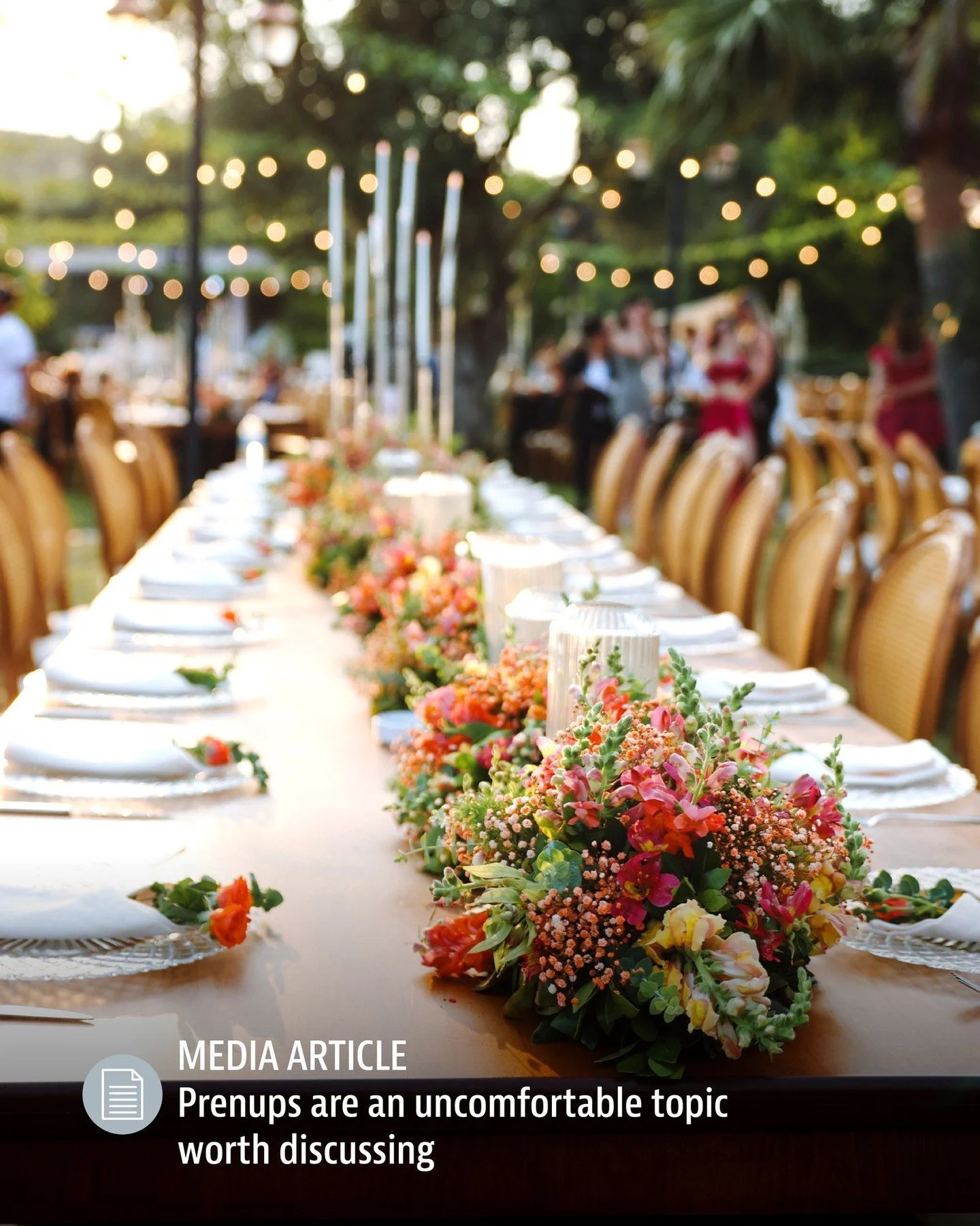 ARTICLE 🗞️
There’s a certain stigma that can come with a prenuptial or cohabitation agreement, which outlines the fate of a couple’s assets if their marriage or common-law relationship were to end. Some might argue it signals a lack of t