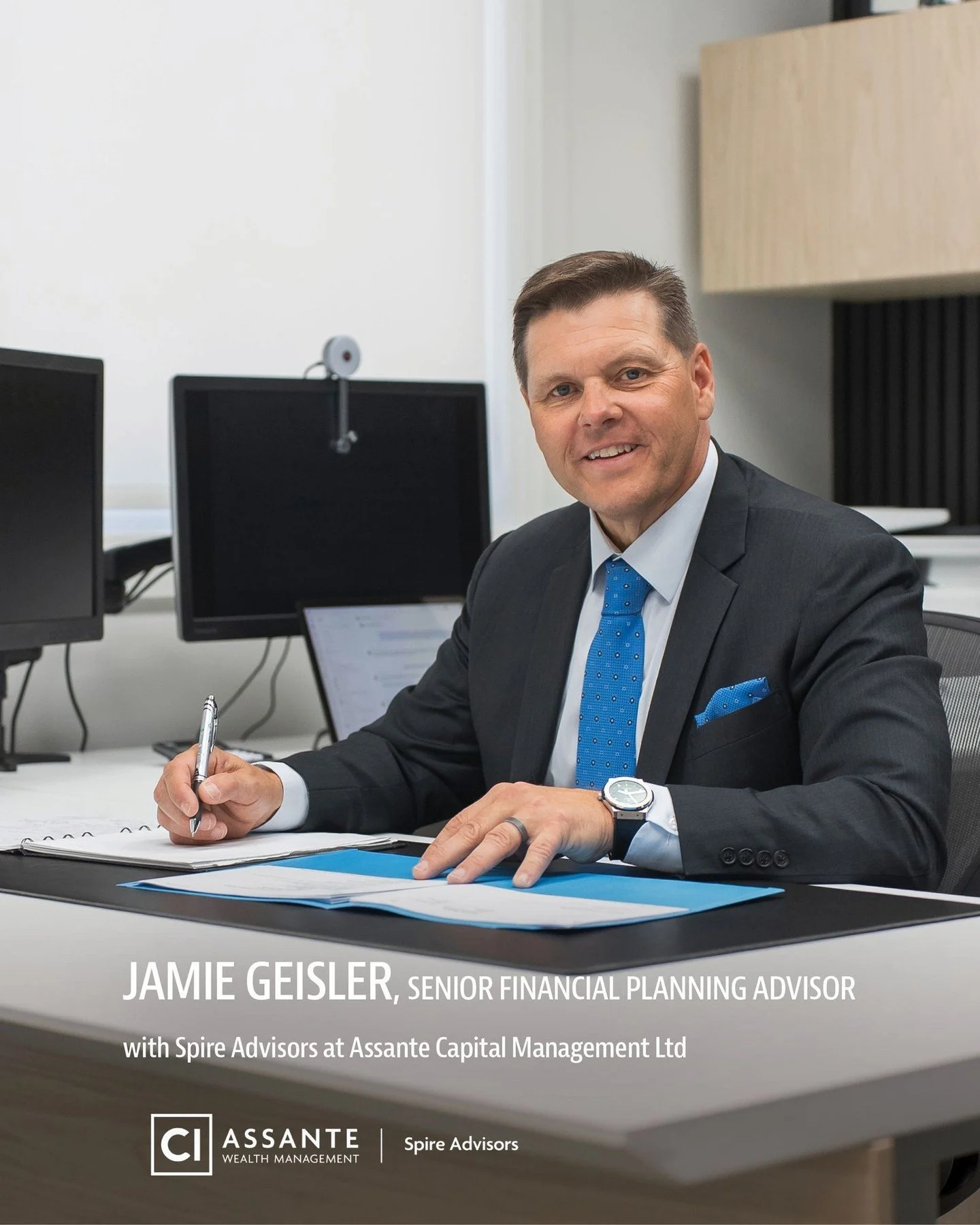 Experienced. Steady. Client-first.

That&rsquo;s how Jamie Geisler, CFP&reg; shows up for every family he works with.

Since opening our Powassan office in 1994, he&rsquo;s stayed committed to one thing: giving advice he&rsquo;d follow himself.

Your
