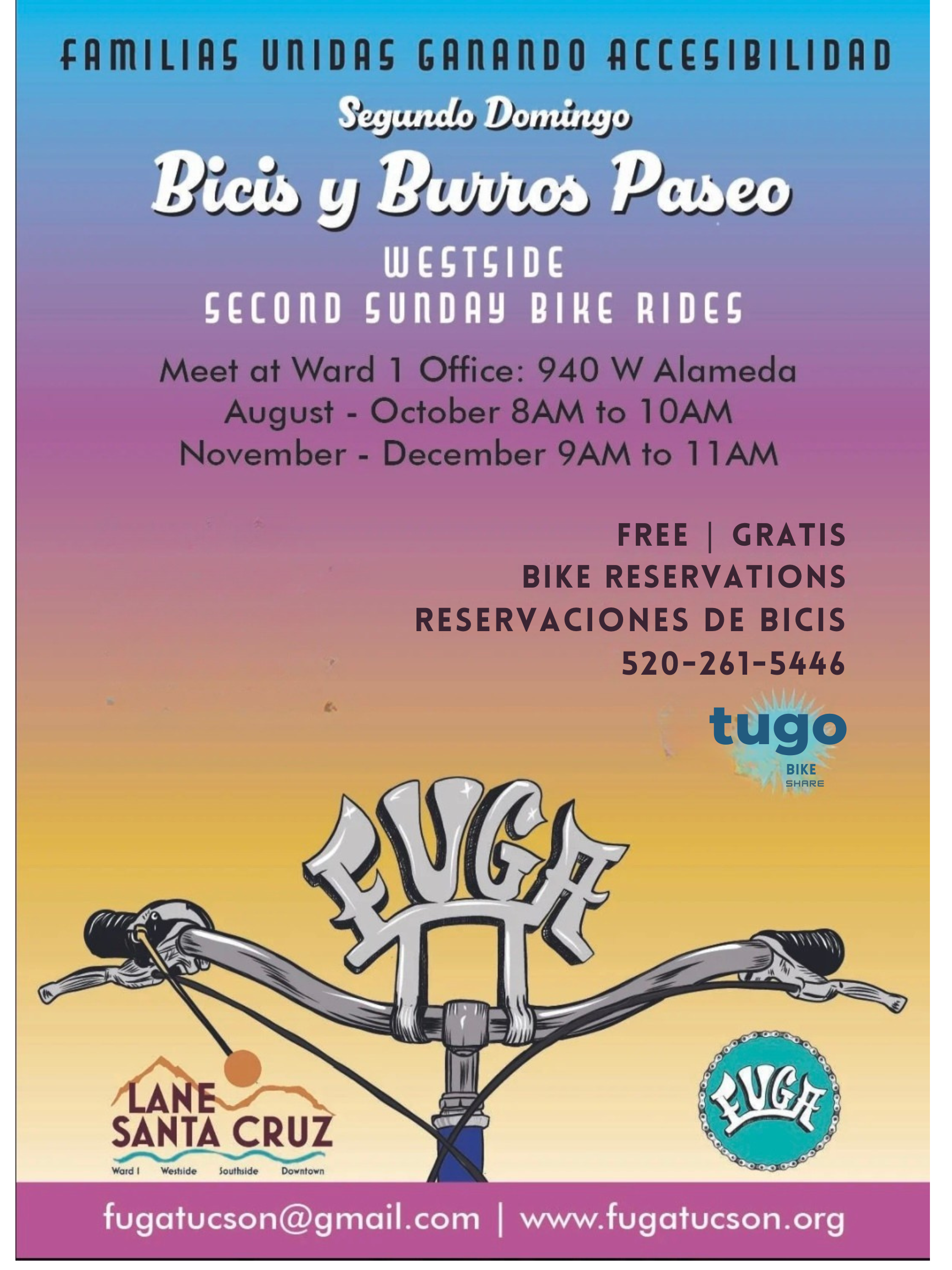 Bicis y Burros Second Sunday Bike Ride 