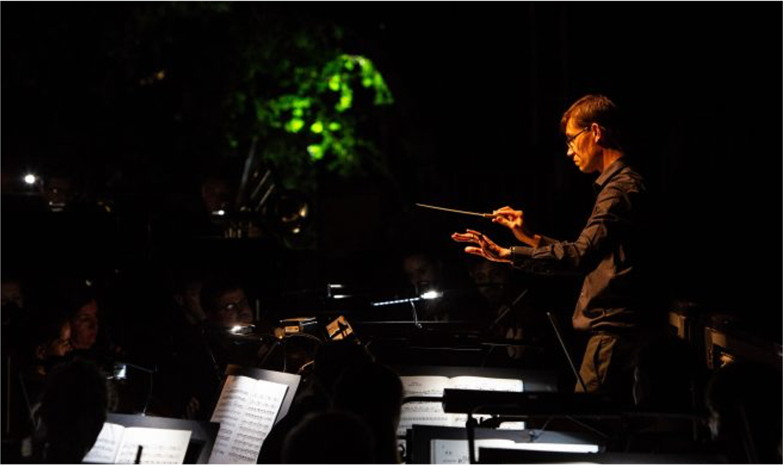  Matthew conducting Verdi’s La traviata. Credit, Ali Wright 