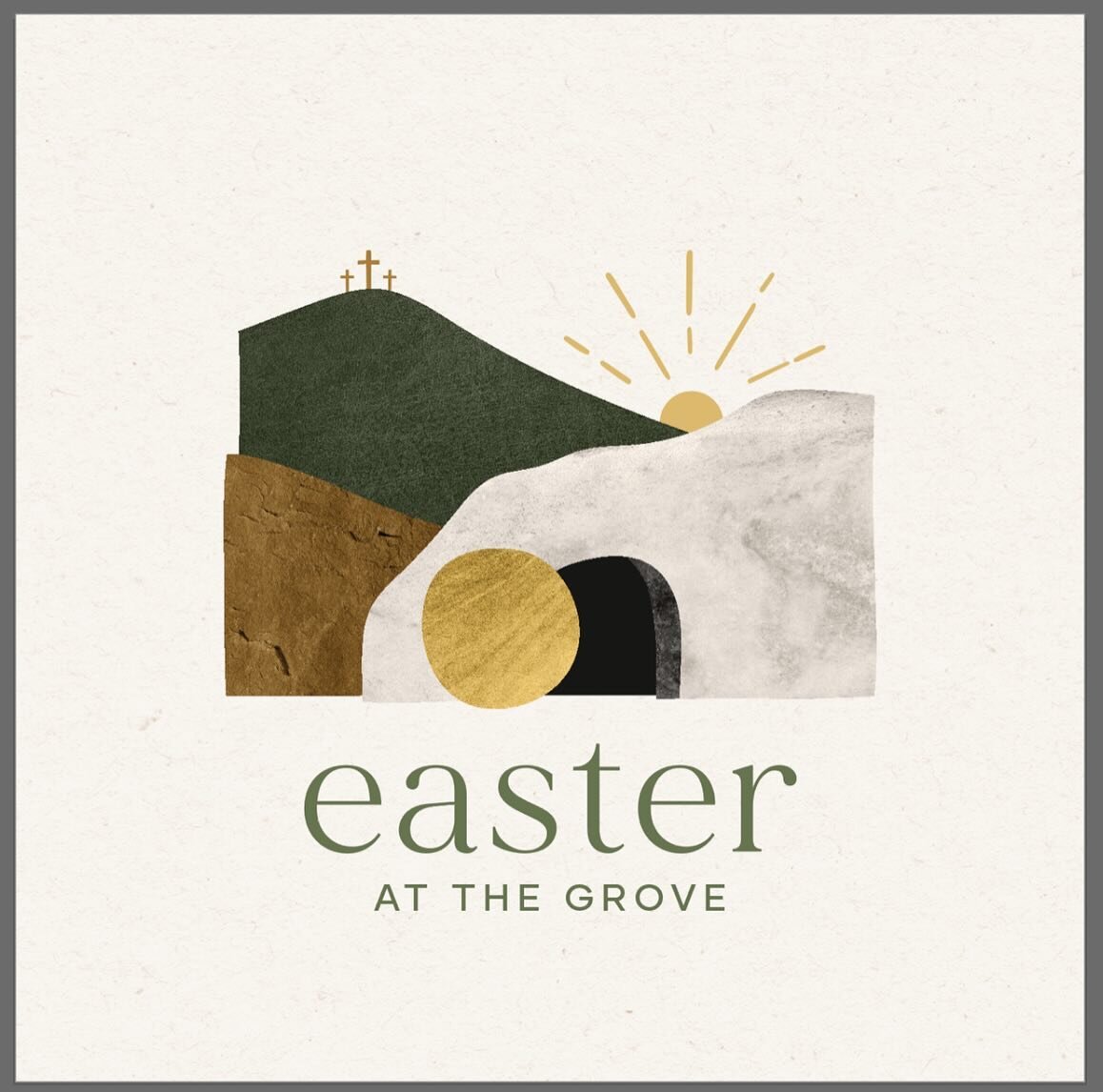 You&rsquo;re invited to Easter at the Grove! This Easter, we have several options for you. Swipe left to see all service times regarding our interpreted and ASL services. Consider inviting a friend to join you this coming weekend. See you there!