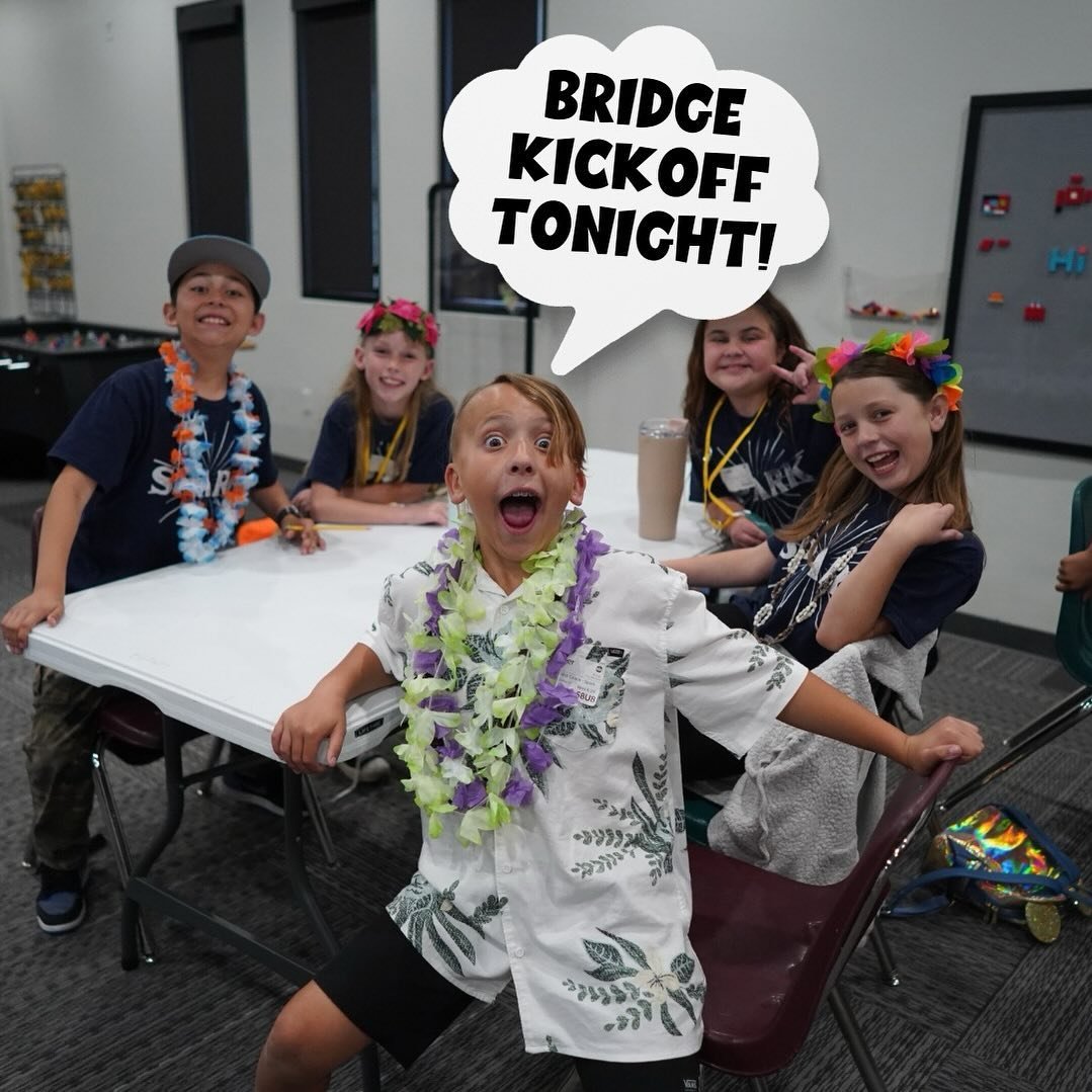 📢CALLING ALL 4TH GRADERS!!!📢We wanted to remind you of our 4th Grade Kick-Off Bridge Event that is taking place TONIGHT from 6:30-8:00! Check in at the Gym to play some games, and get to know the Bridge leaders; parents will be able to check things