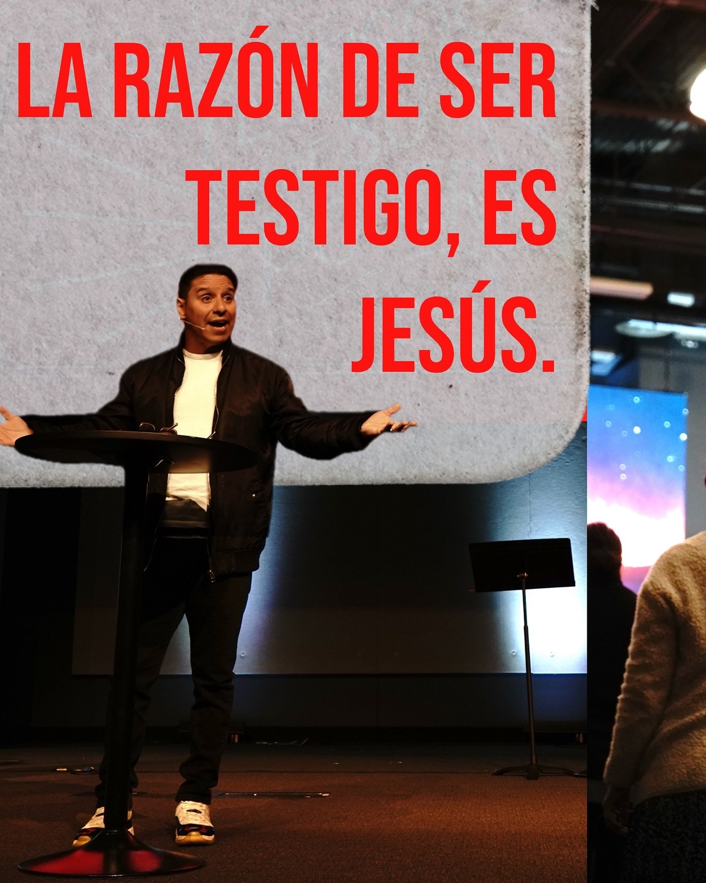&ldquo;La raz&oacute;n de ser testigo, es Jes&uacute;s. 🙌✨
En todo lo que hacemos y decimos, reflejemos Su amor y gracia. &iexcl;Seamos luz donde &Eacute;l nos ha puesto! 💡❤️
Gracias por acompa&ntilde;arnos. &iexcl;Nos vemos el pr&oacute;ximo domin