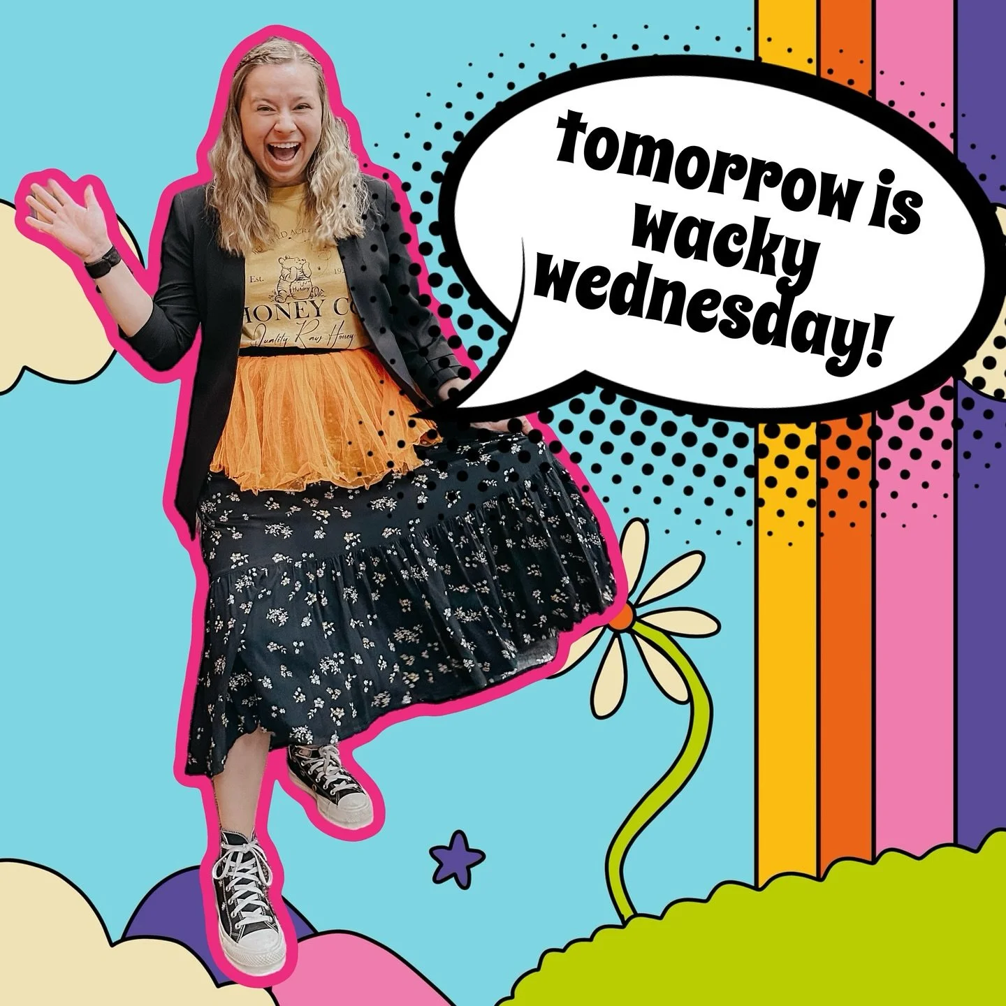 Don’t forget to dress WaCkY tomorrow night!! We can’t wait to see you!!