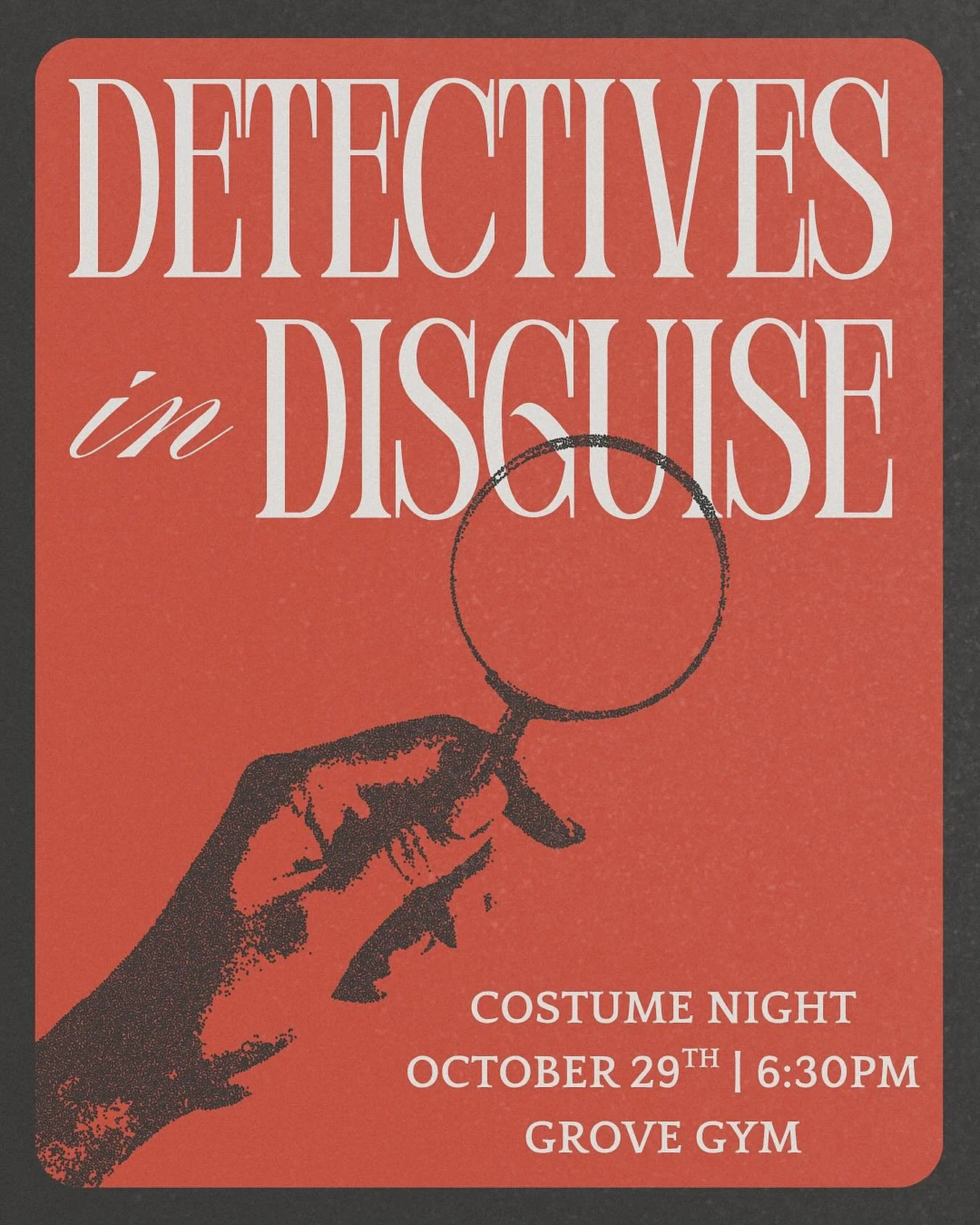 Calling all Preteen Detectives! 🕵️ Chuck has gone missing, and we need YOUR help to find him. On October 29 at 6:30 PM, come dressed in a fun costume and help us solve the mystery!
Please only come in an appropriate costume that does not depict vio