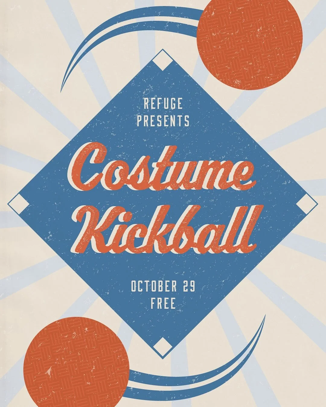 🚨COSTUME KICKBALL IS BACK🚨
No sign-up needed! Just wear your favorite costume (church appropriate) & come ready for some KICKBALL! We’ll meet in the Jr. High room at 6:15.
SEE YOU 🫵 THERE
