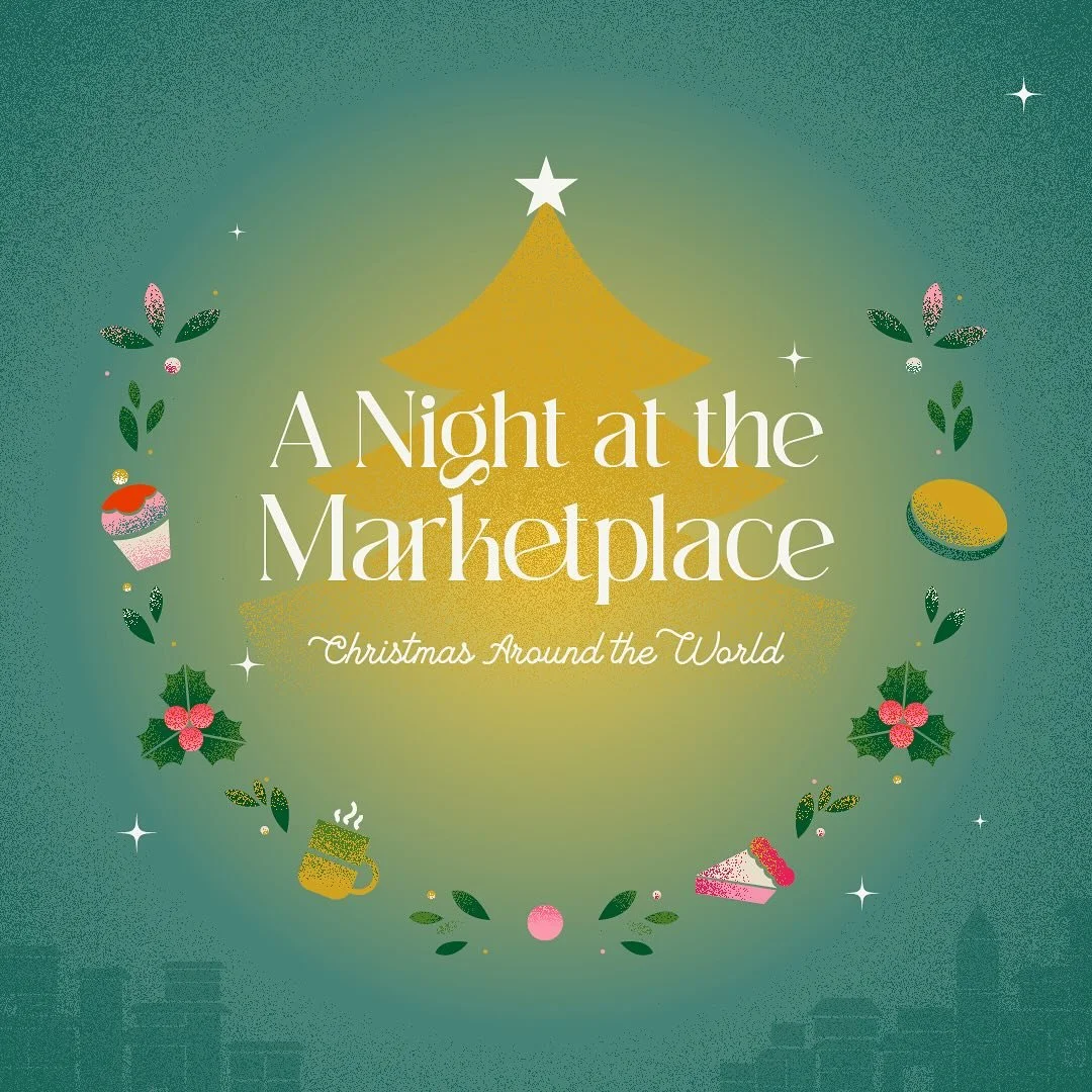 We are so excited for A Night at the Marketplace, November 1 from 6-9pm. Join us for a night as we celebrate Christmas Around the World! Tasty appetizers &amp; desserts, Holiday Marketplace shopping,  worship, and an encouraging word from our global 