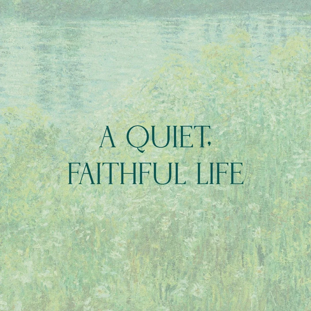 Women's Spring Event // A Quiet, Faithful Life