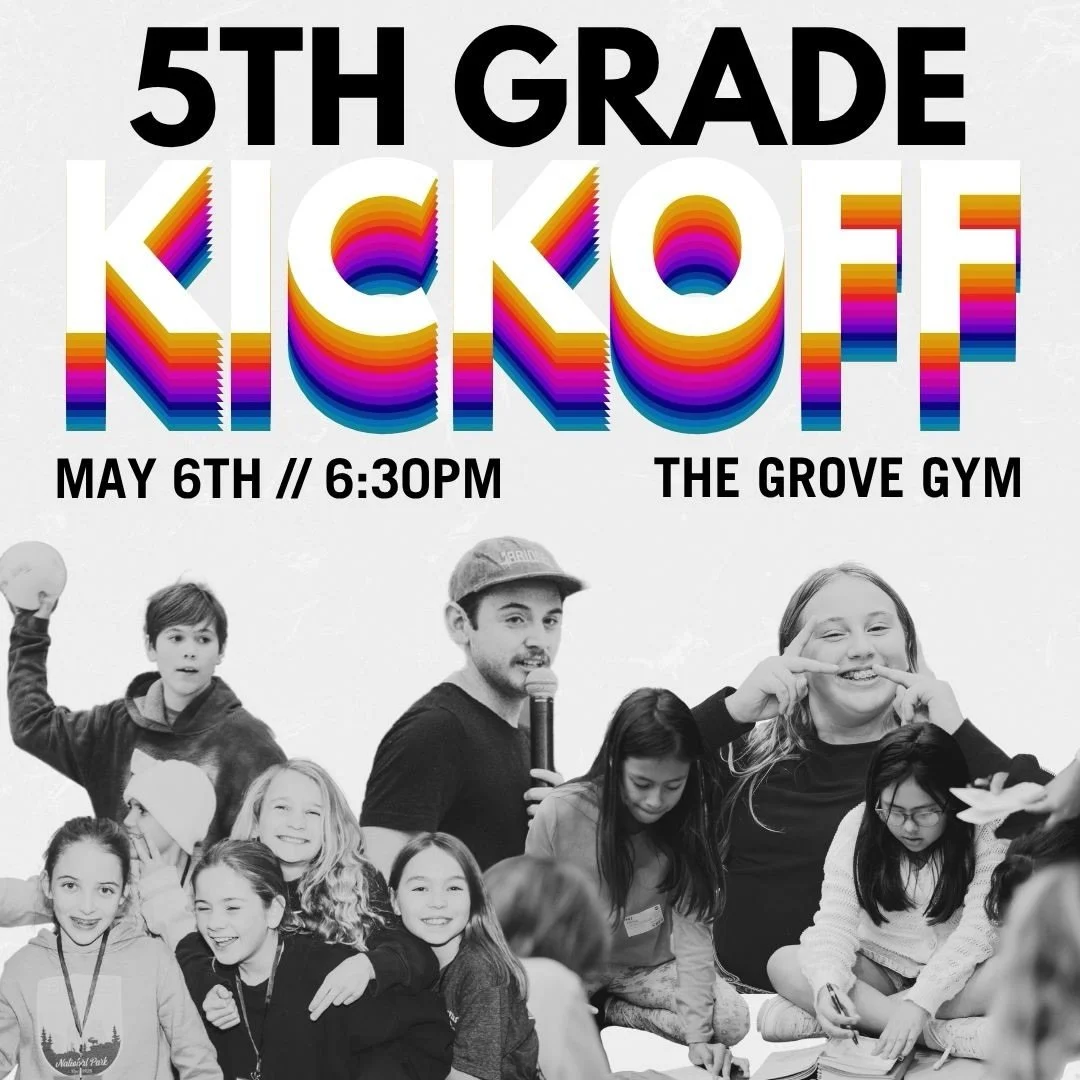 Calling all 4th graders! Get ready to move up to Bridge Ministry! Join us for our 5th grade kick off on Wednesday, May 6th at 6:30 pm in the Gym!