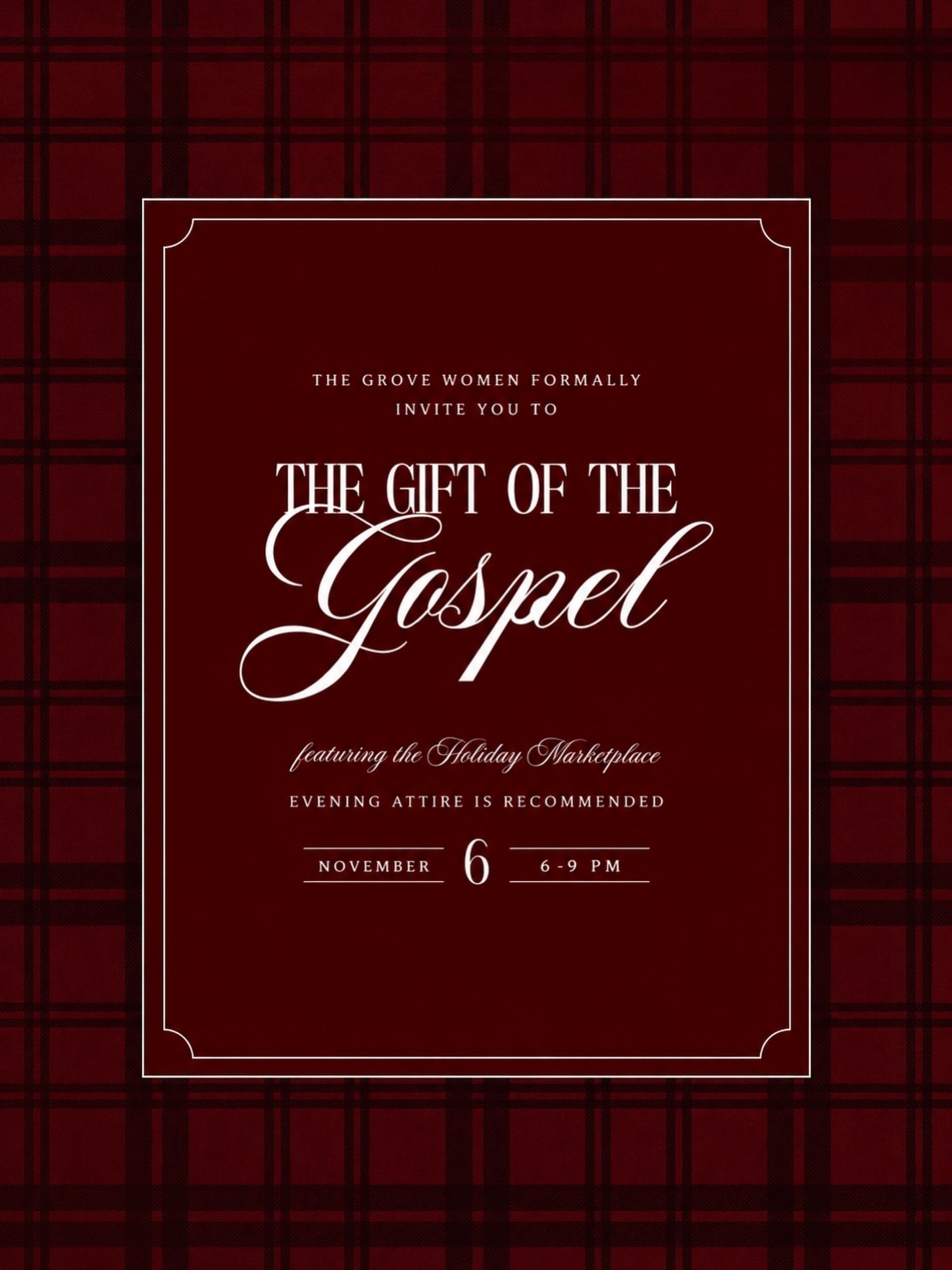 You&rsquo;re invited: The Gift of the Gospel 🌲
Link in bio for details!