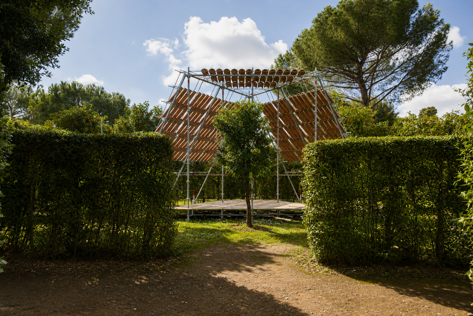 Jardin méditerranéen et pavillon géométrique.png