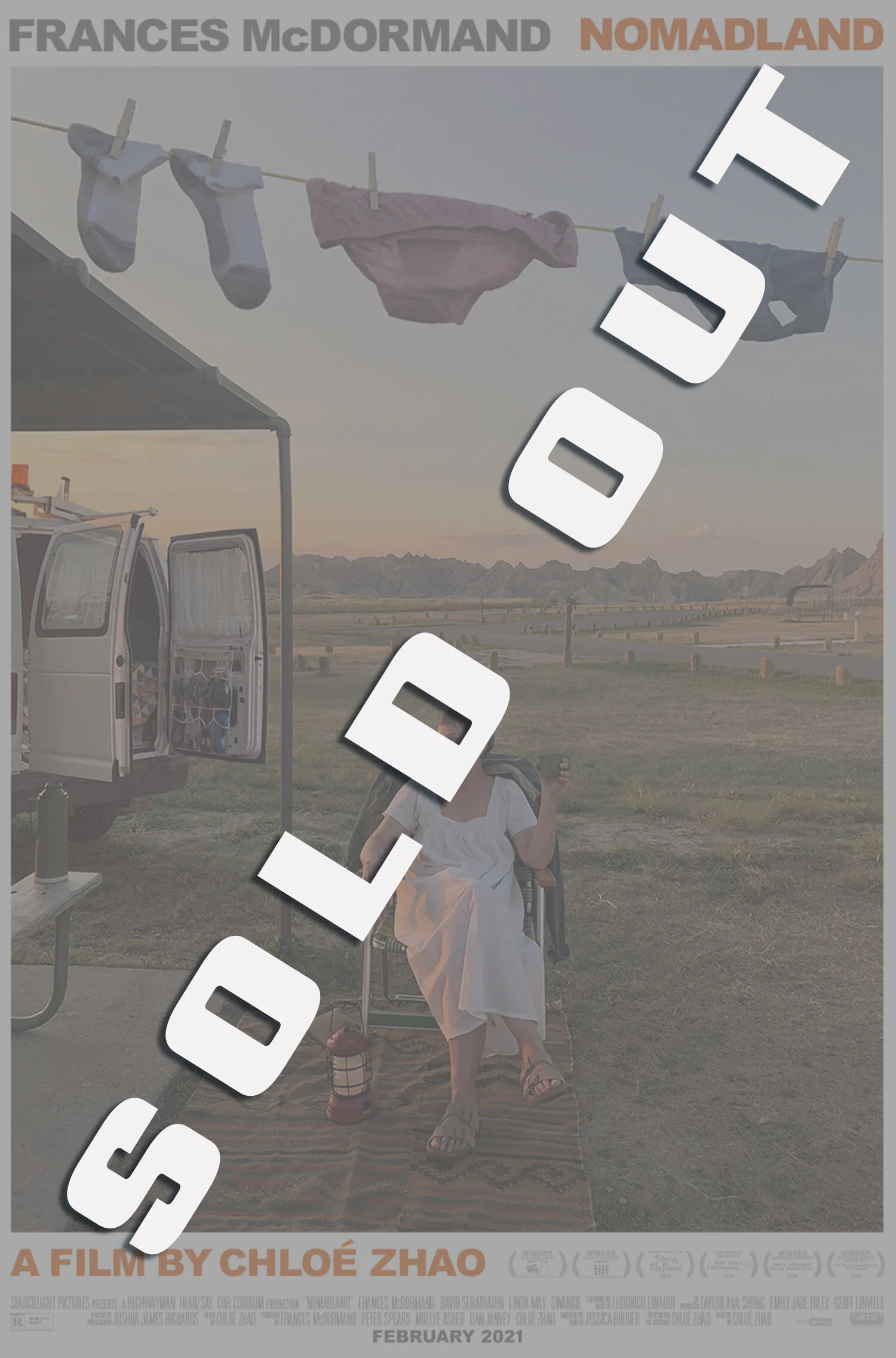Nomadland (2020) - Saturday, Feb. 20th @ 8:50pm - DRIVE-IN