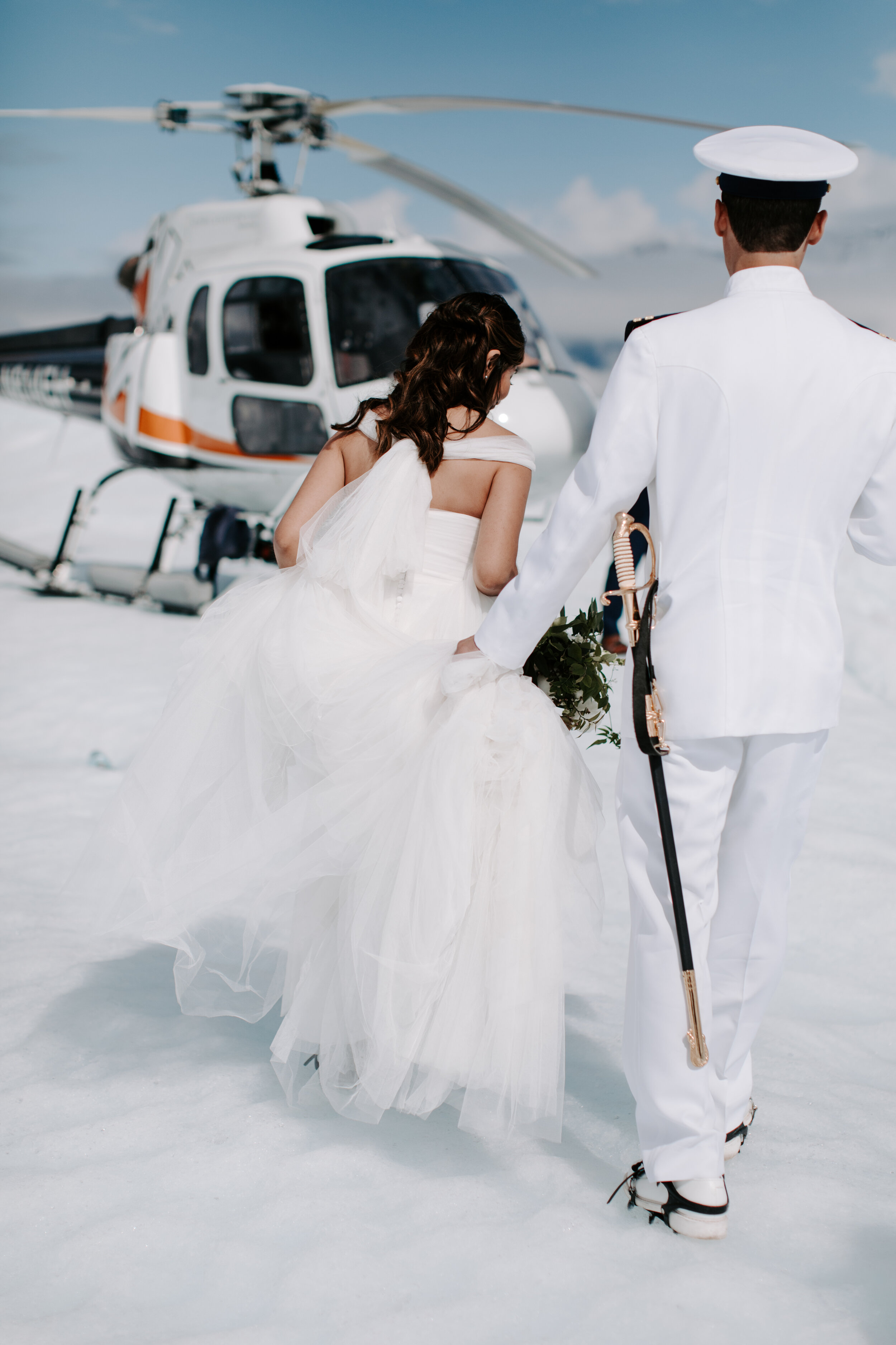 Alaska Helicopter Wedding 