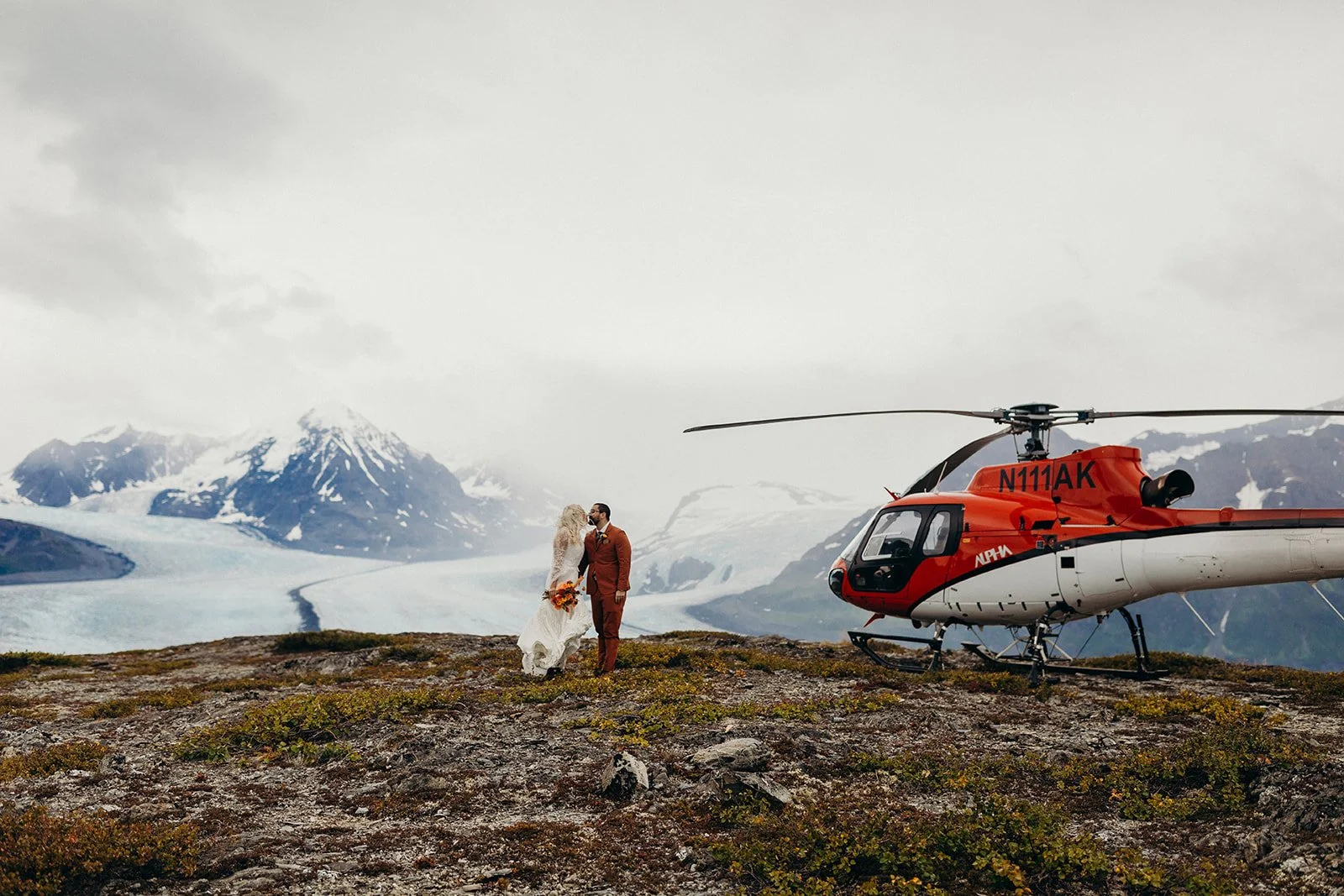 Alaska Helicopter Elopement Package