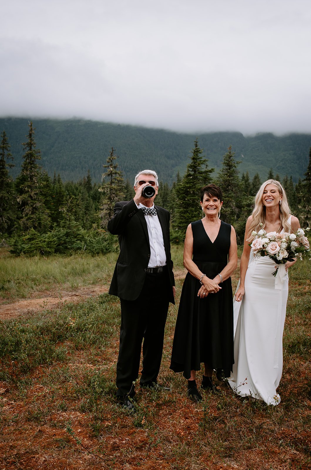 Elopement in Girdwood, Alaska 