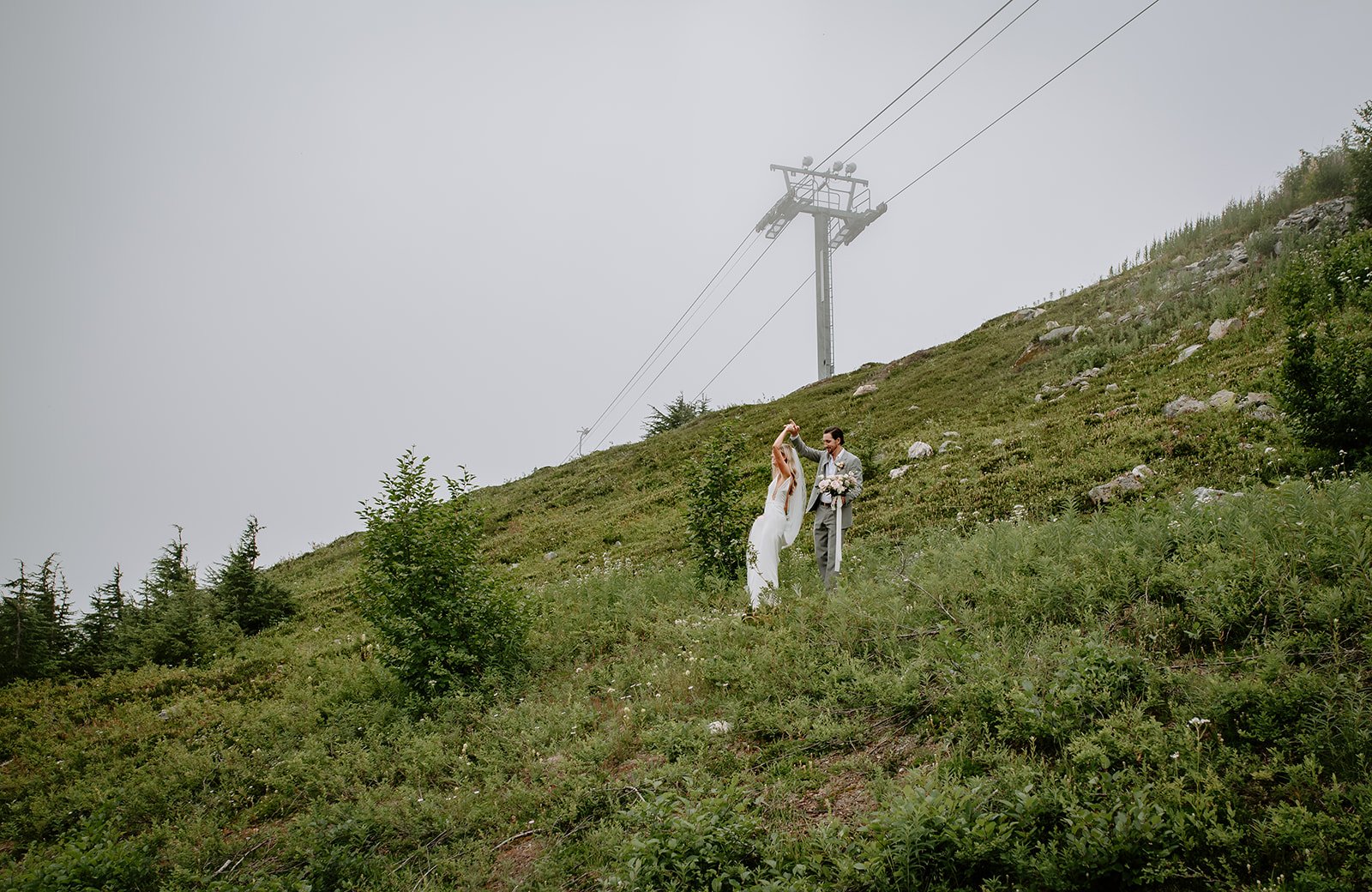 Alaska Mountainside Wedding 