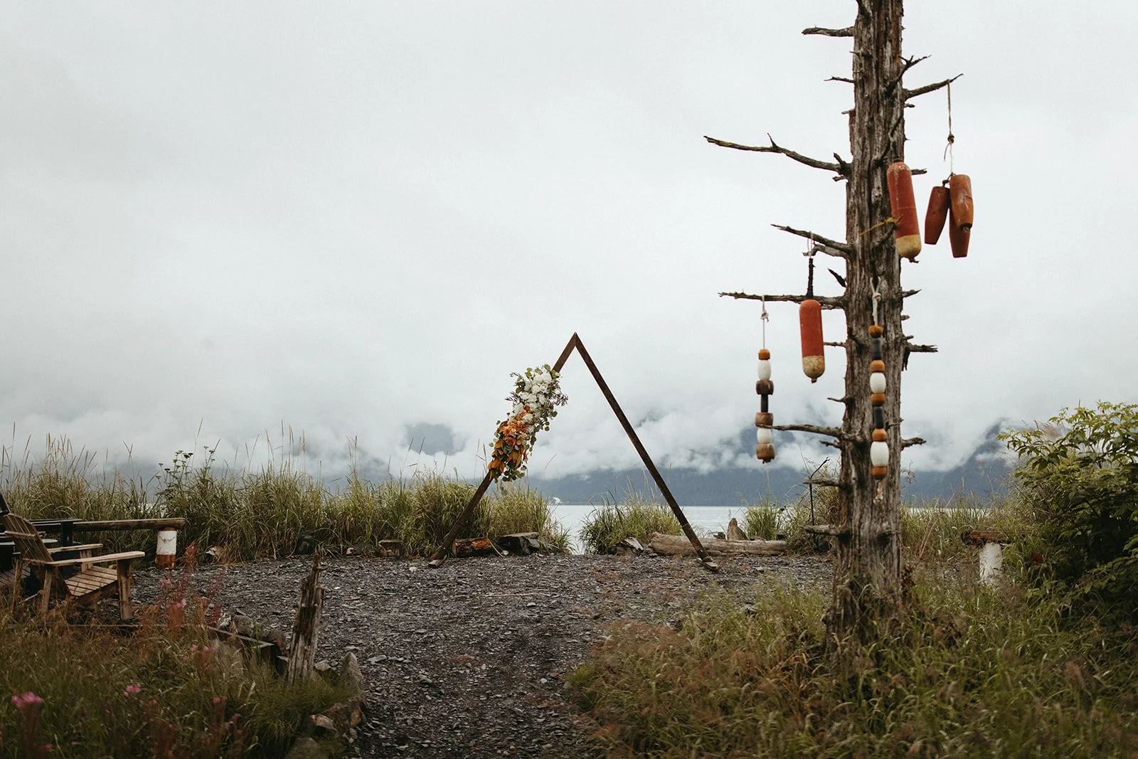 destination wedding in alaska