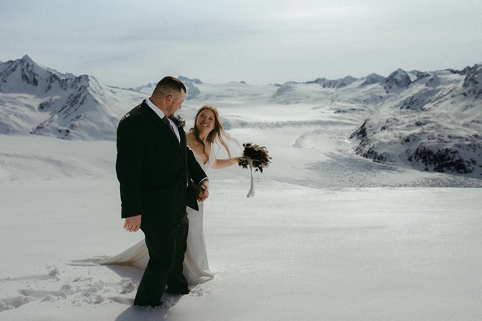 winter elopement