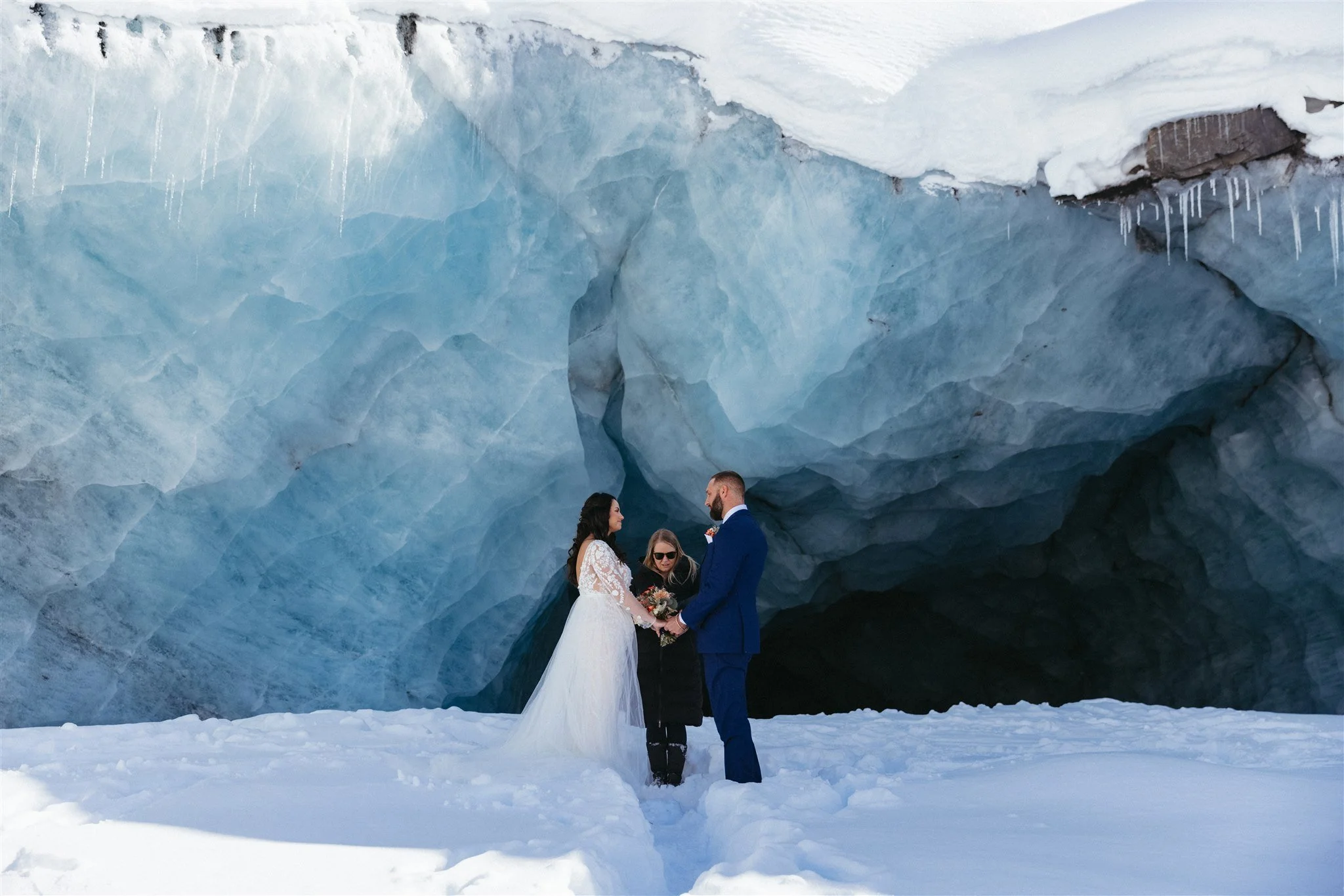 winter elopement