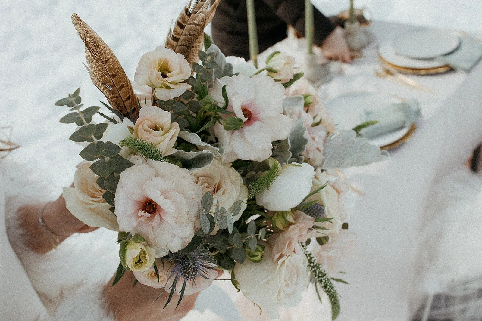 winter elopement