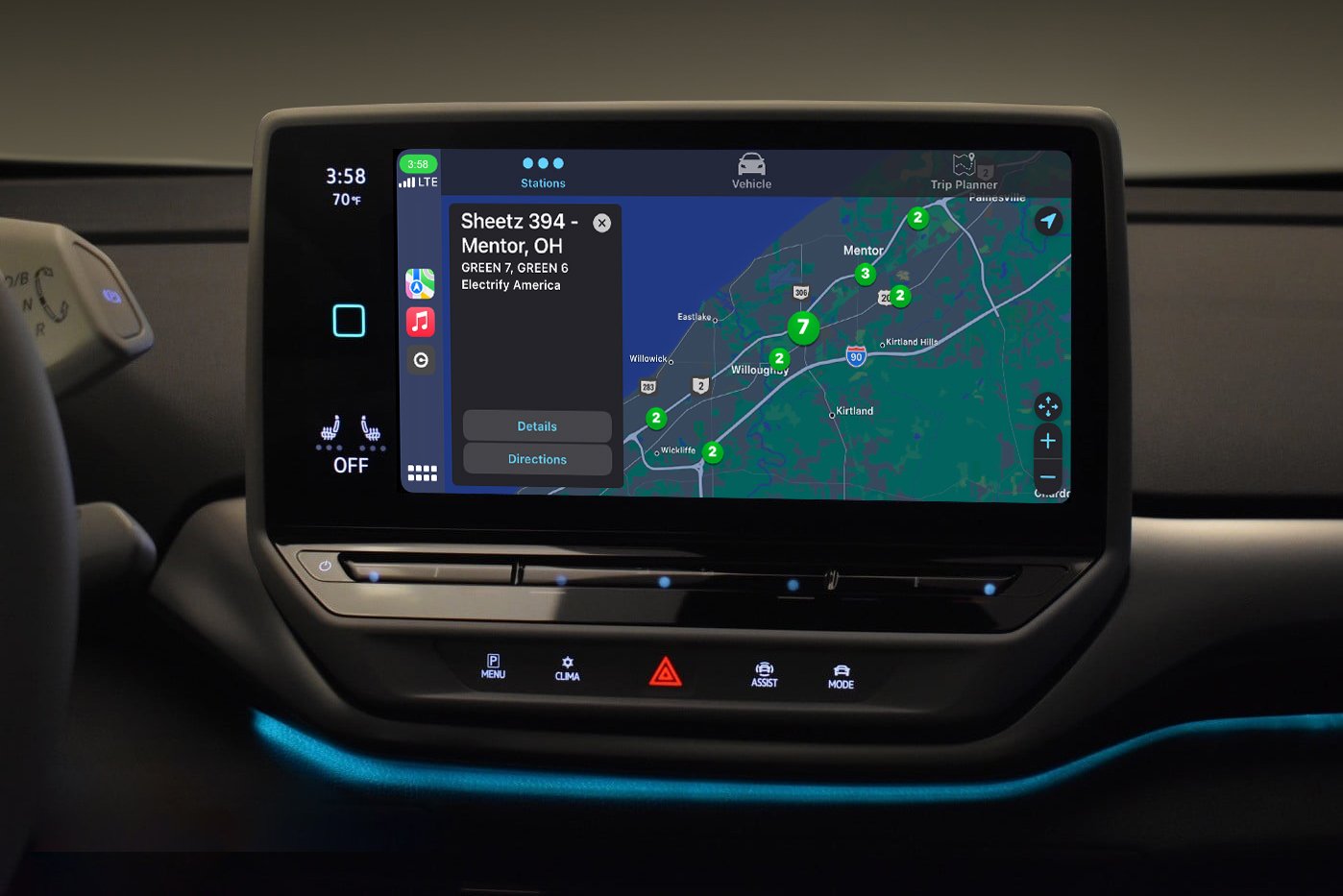 Chargeway App Adds Apple CarPlay Integration 