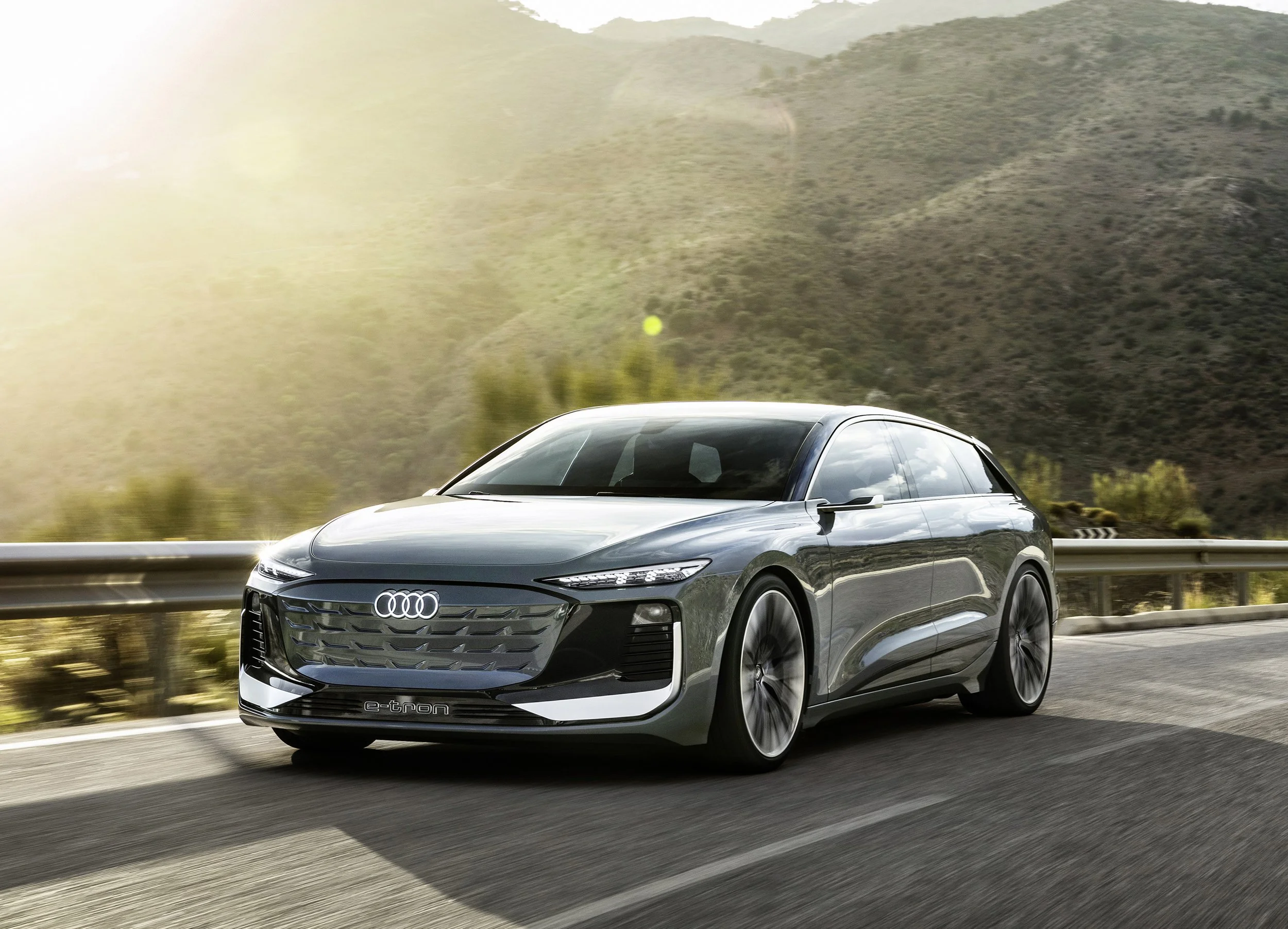 Audi Unveils Stunning A6 Avant e-tron Wagon Concept 