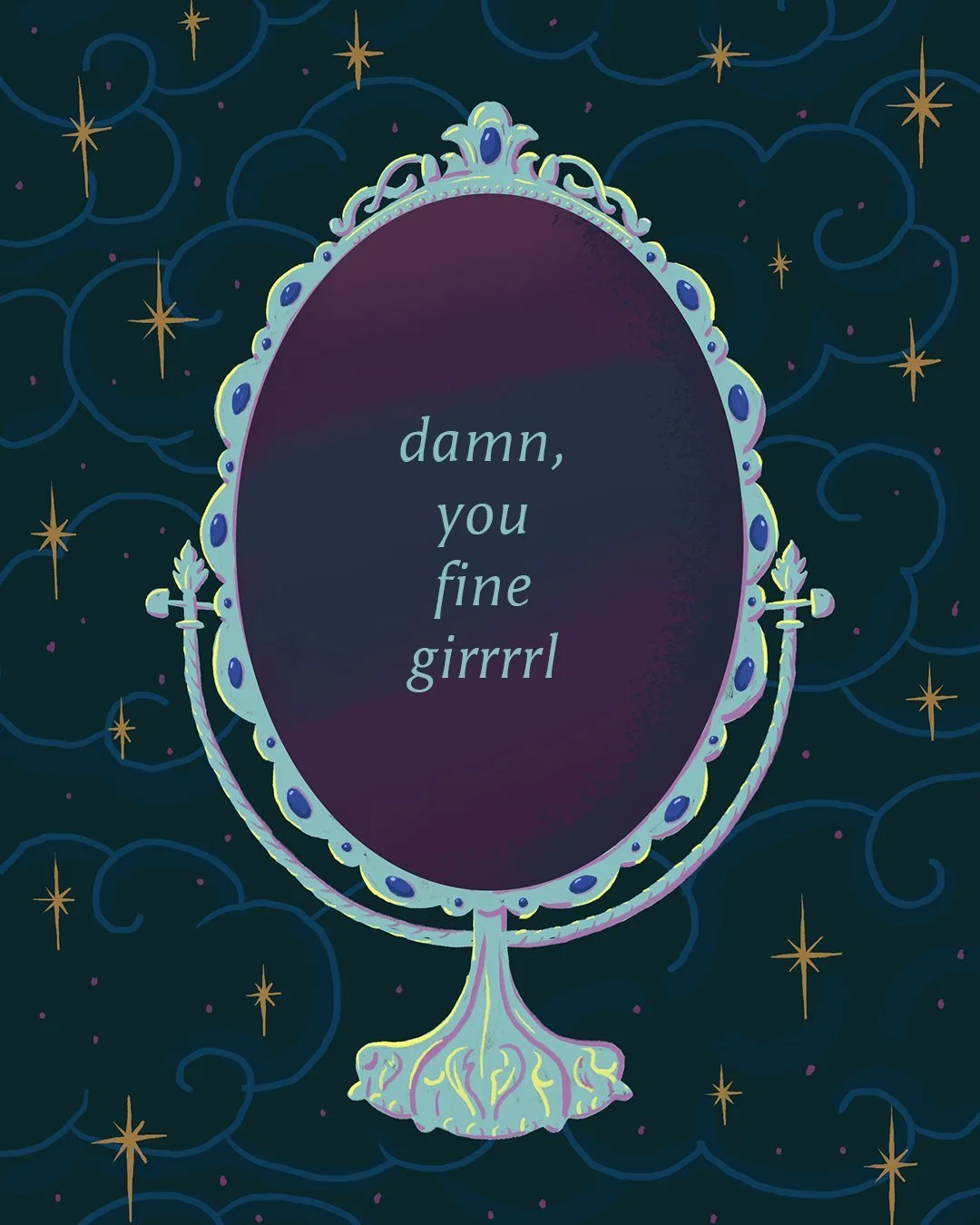 Lol this mirror was quite a journey. Turned out way different than the original vision because I kept changing my mind. Art is supposed to be about the process, and in theory artists enjoy the process. But idk about you, but after I've been working o