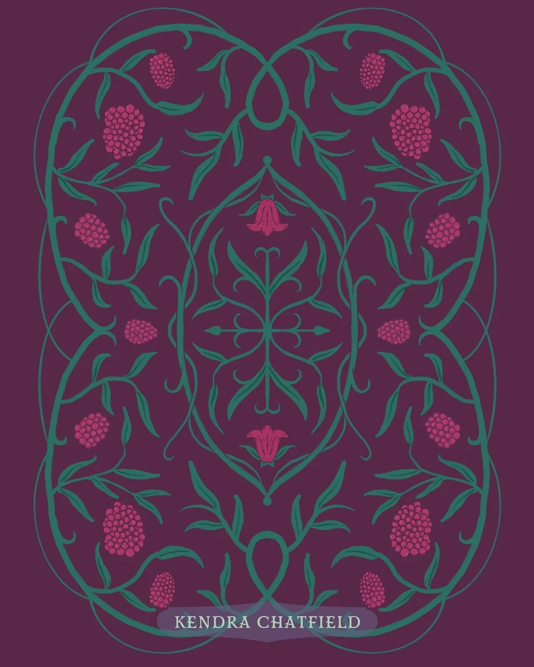 Vintage inspired design for a notebook cover. You should be writing love notes to your forbidden crush in here. It's giving repressed Victorian torrid love affair. Also it has blackberries and vines, so that's nice and you could draw flowers in it 😊