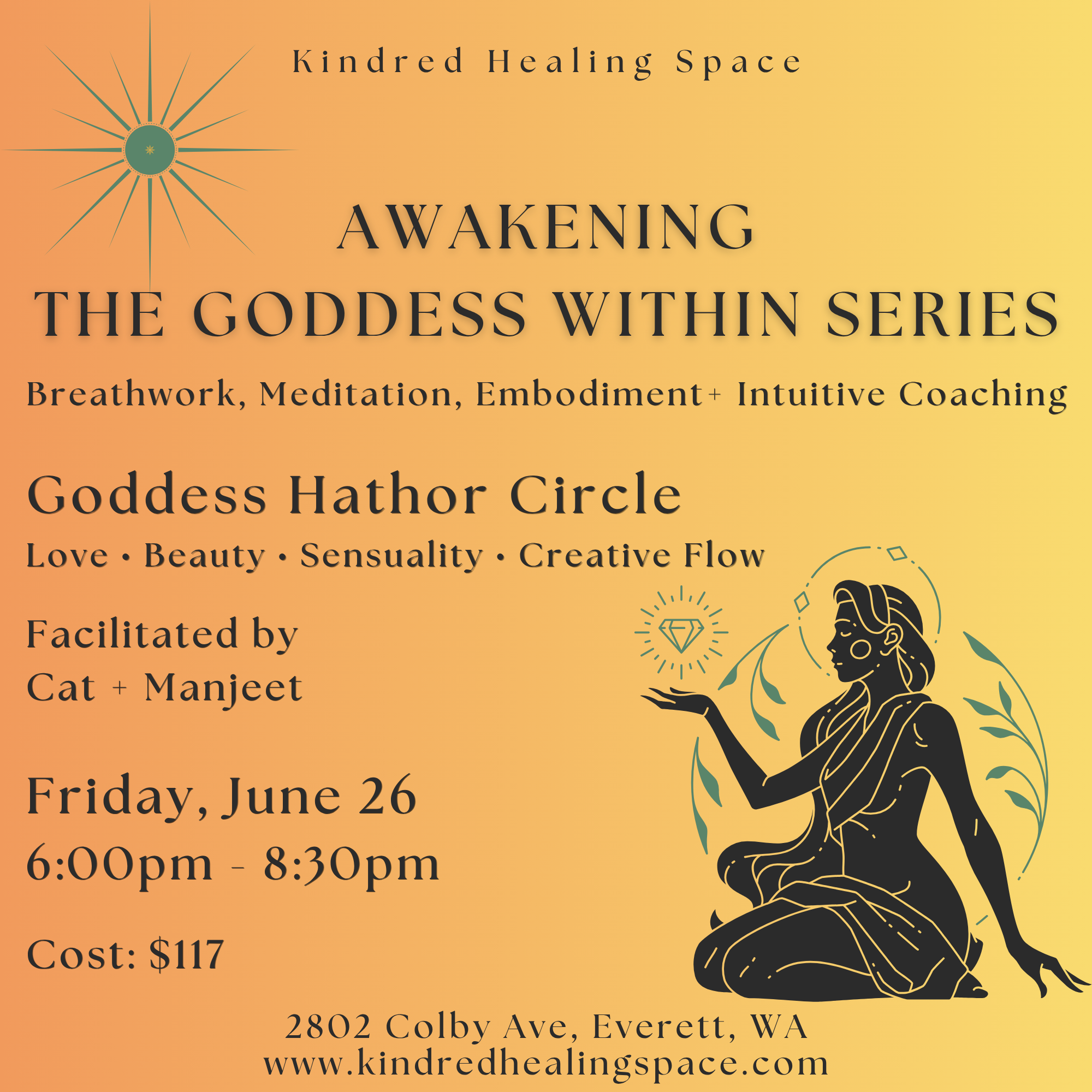 Awakening the Goddess Within Series: Goddess Hathor