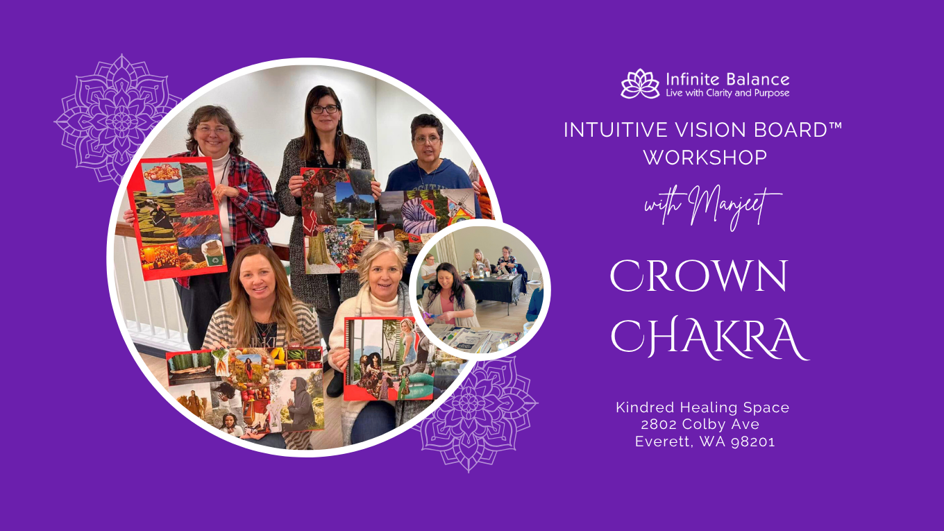 November 18th:  Intuitive Vision Board™ Workshop at Kindred Healing Space - Crown Chakra