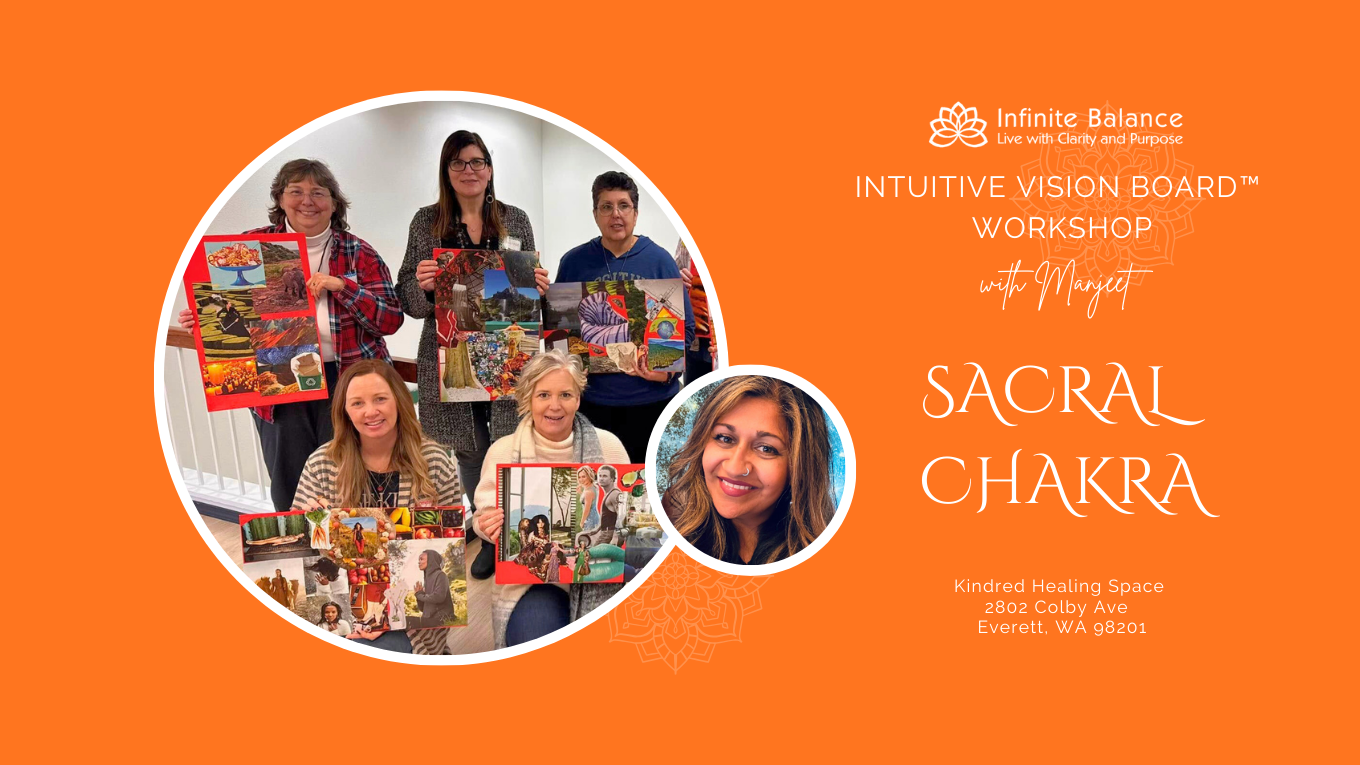 March 29:  Intuitive Vision Board™ Workshop at Kindred Healing Space:  Sacral Chakra - Creativity