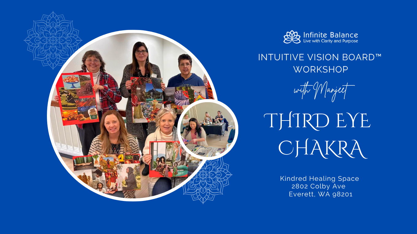 October 18th:  Intuitive Vision Board™ Workshop at Kindred Healing Space:  Third Eye Chakra - Intuition