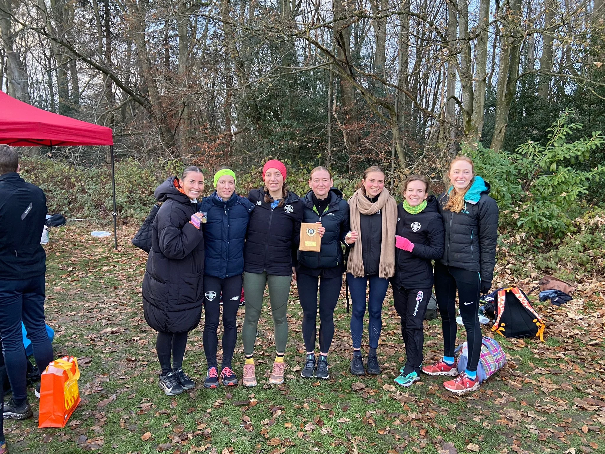 Gold, travel mess and brr: Belles take the win at South of Thames XC
