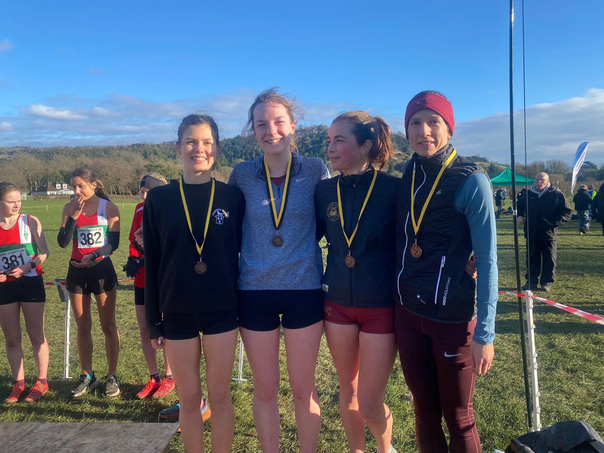 Surrey XC Champs: Silver for the Bels, Bronze for the Belles
