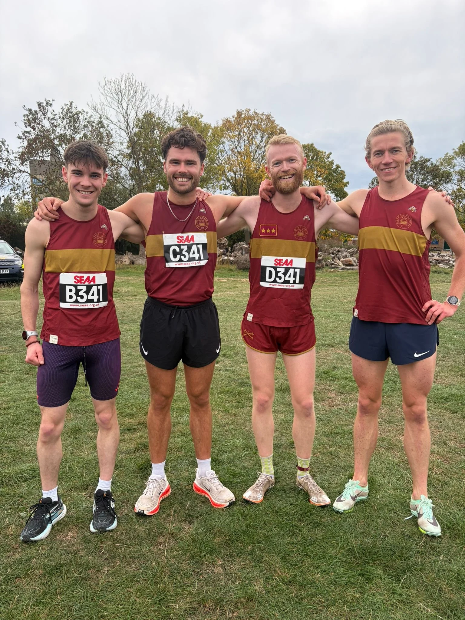 Bels win gold at South of England XC relays