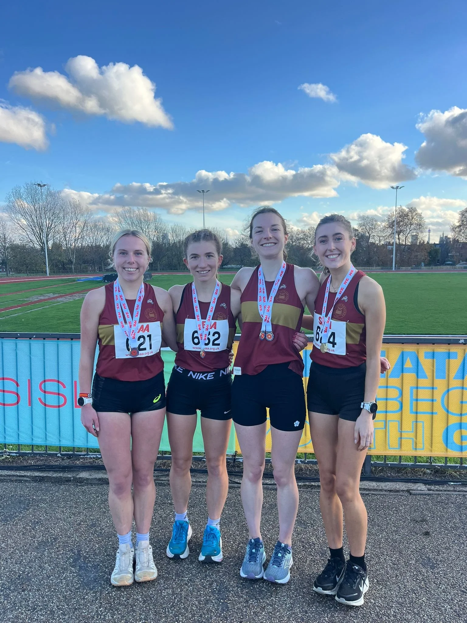 Emily Bradley leads the Belles to victory at the London Cross Country Championships