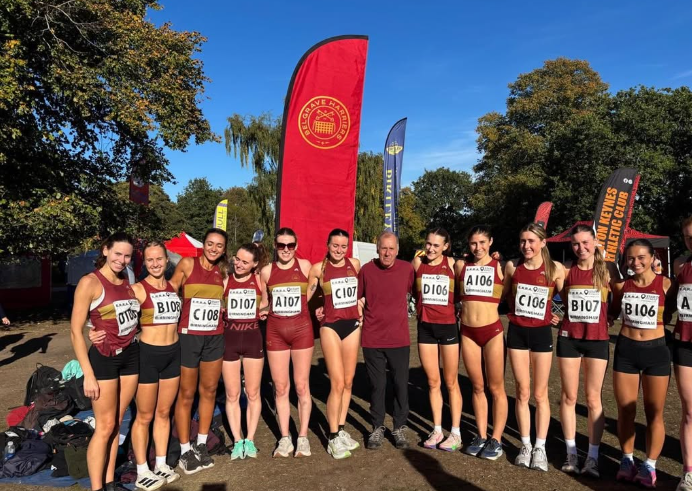 A strong team at the Southern and National 4-Stage Road-Relays