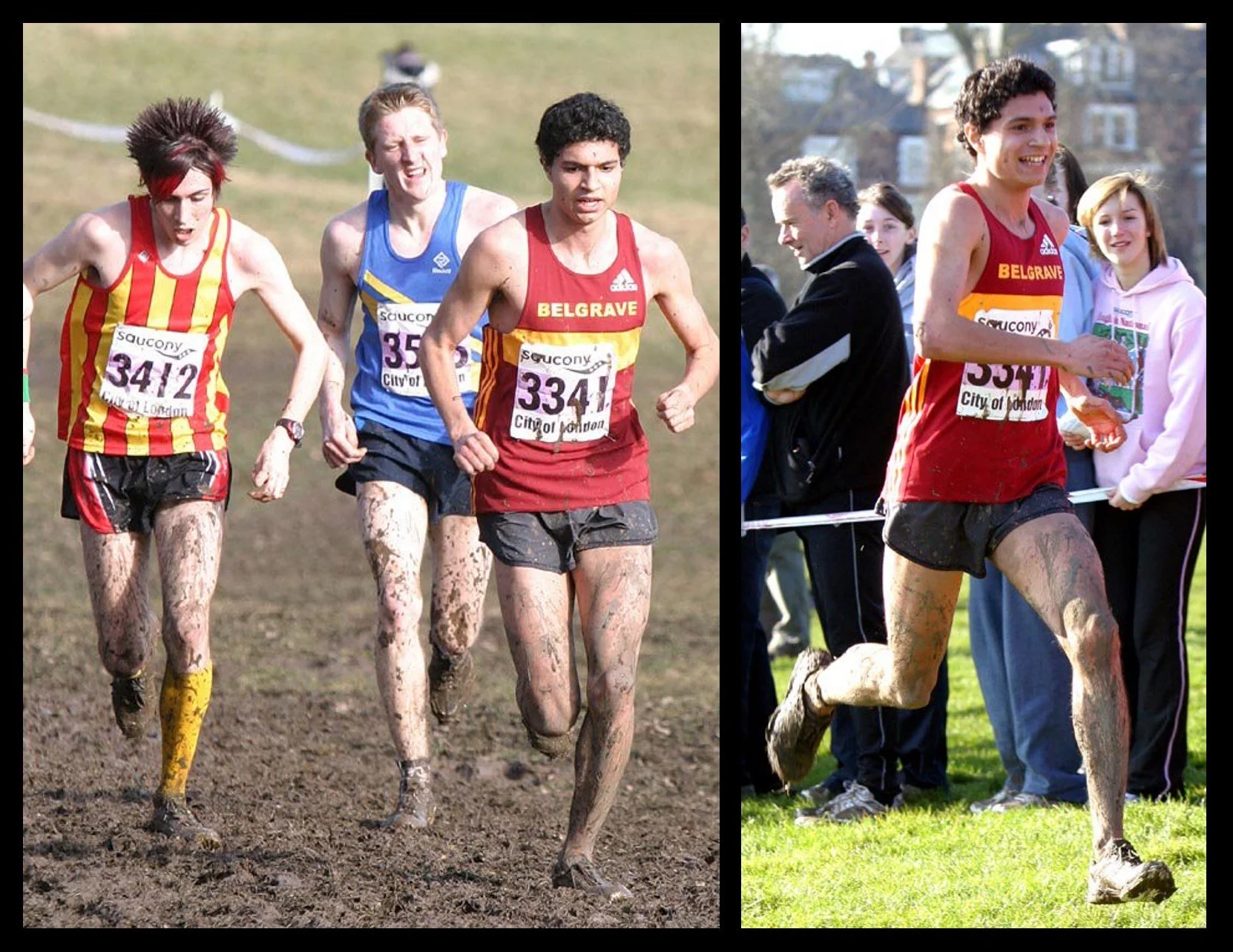  A young Nick Goolab wins the National Under-20 Cross Country title in 2009, eleven years before his British record. Photo:  Alan Mead's archive  