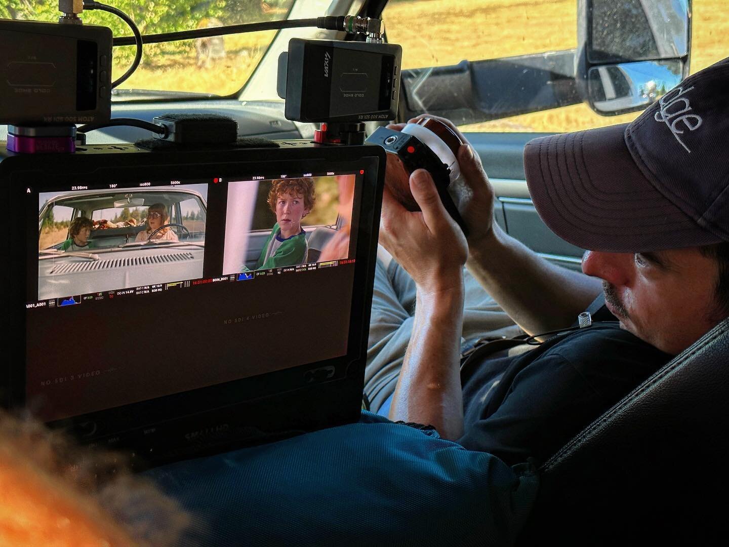 We&rsquo;re all cozy in the truck cab making good looking images! Lane is keeping things sharp!