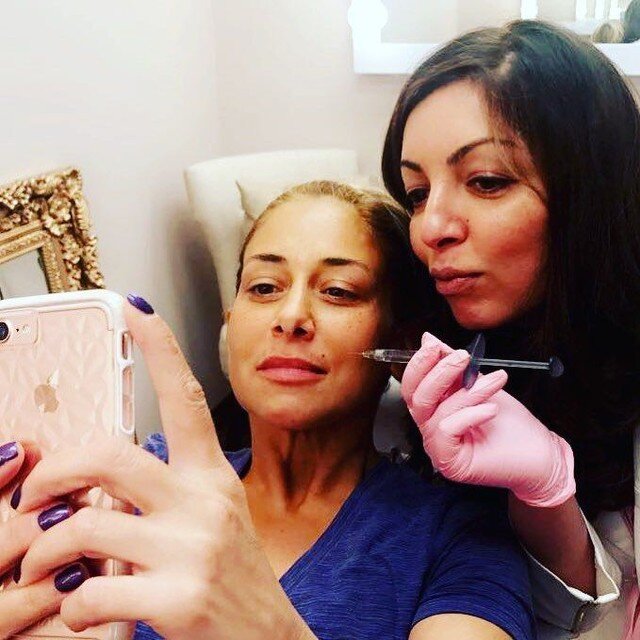 A small trip down memory lane to when Dr. Din and Laura shared a lip selfie before lip injections! Have you wanted to try lip injections? Book an appointment today by calling 914-368-6609 or visit us at juvanni.com! Now is the time to look and feel y