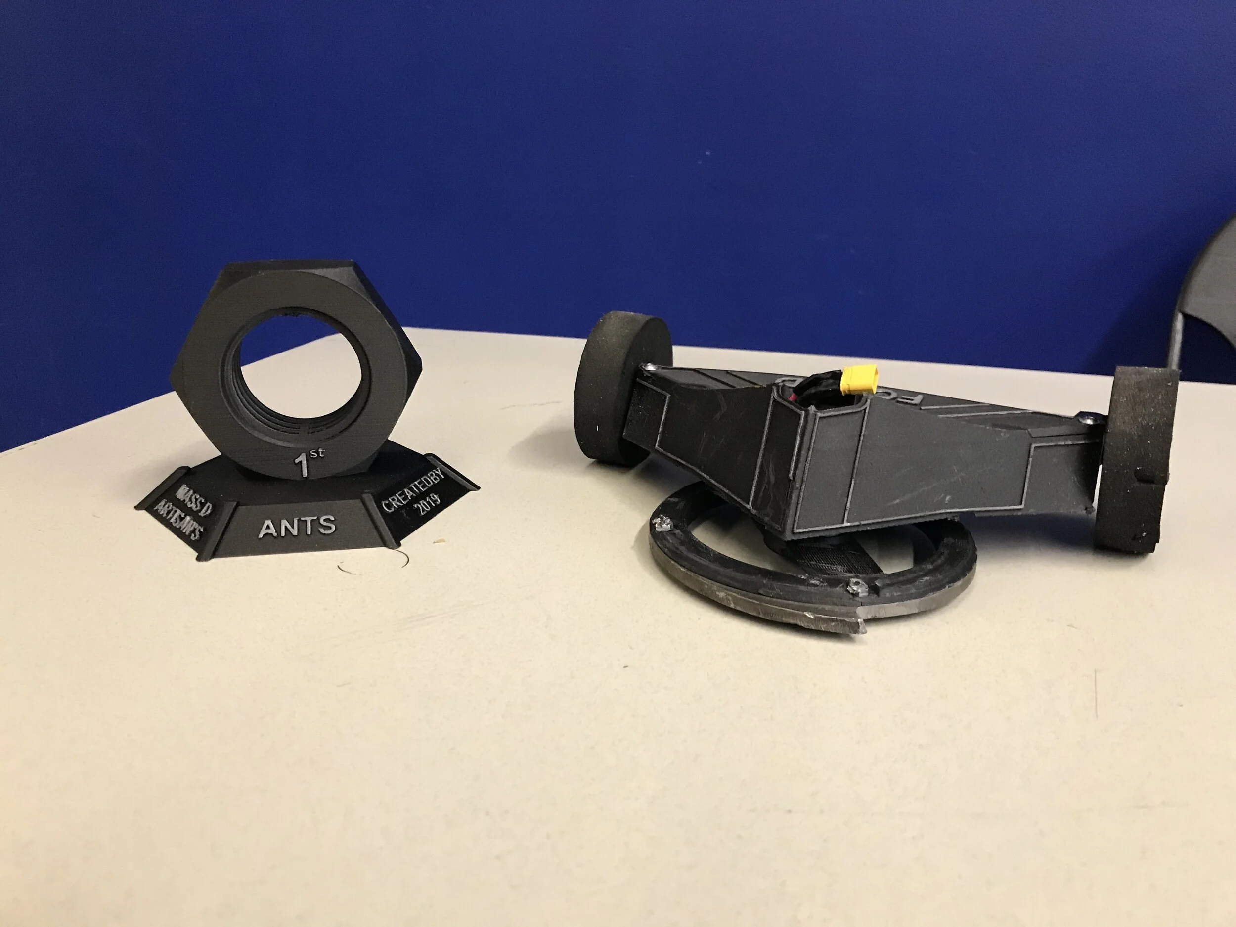 Antweight combat robot, ranked in top 50 worldwide.