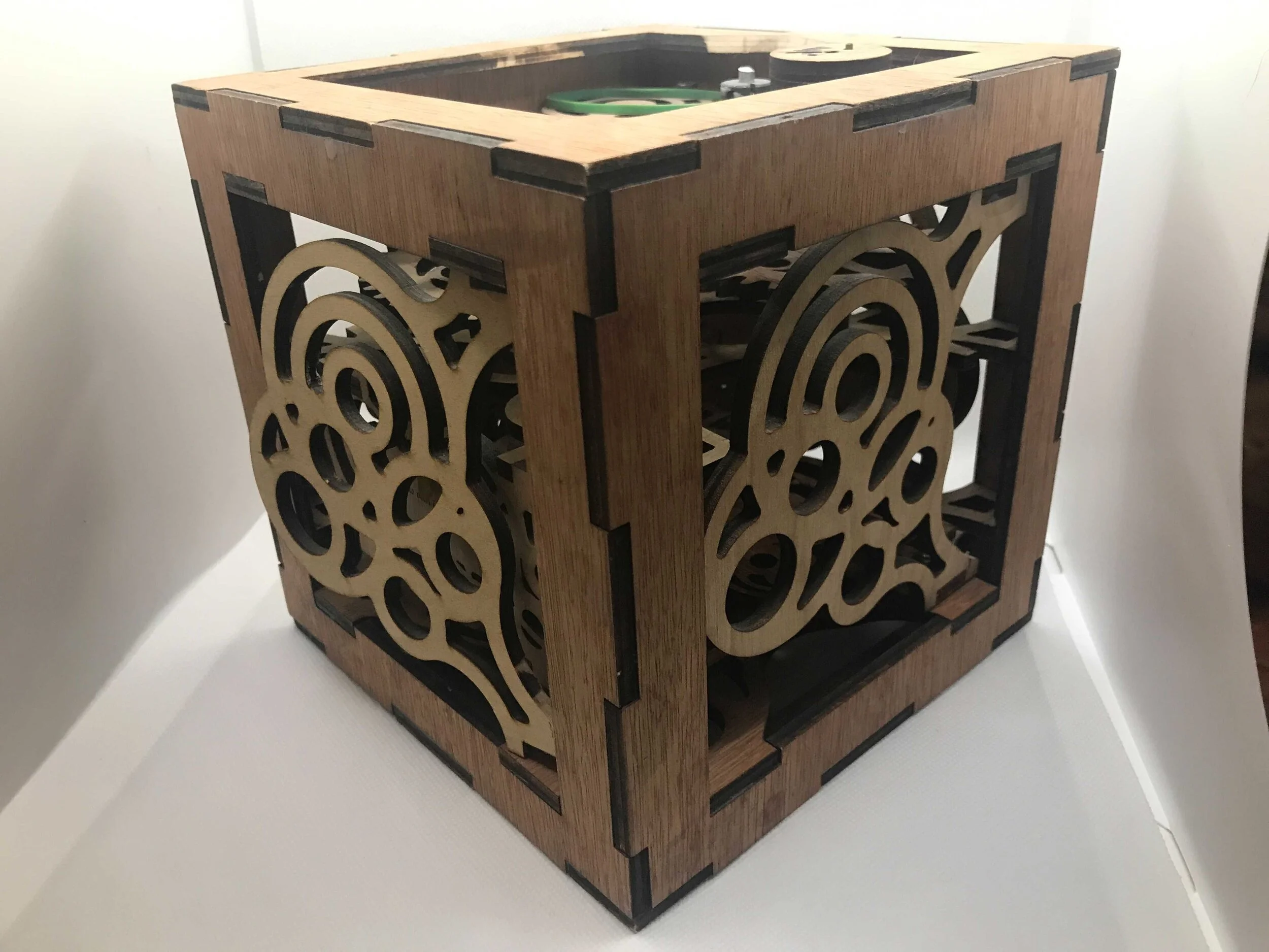 Kinetic Laser-Cut Sculpture