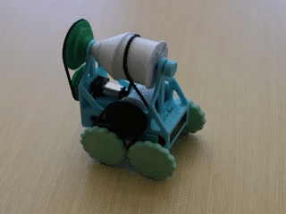 PulleyBot: A fully 3D printed pulley-driven robot.
