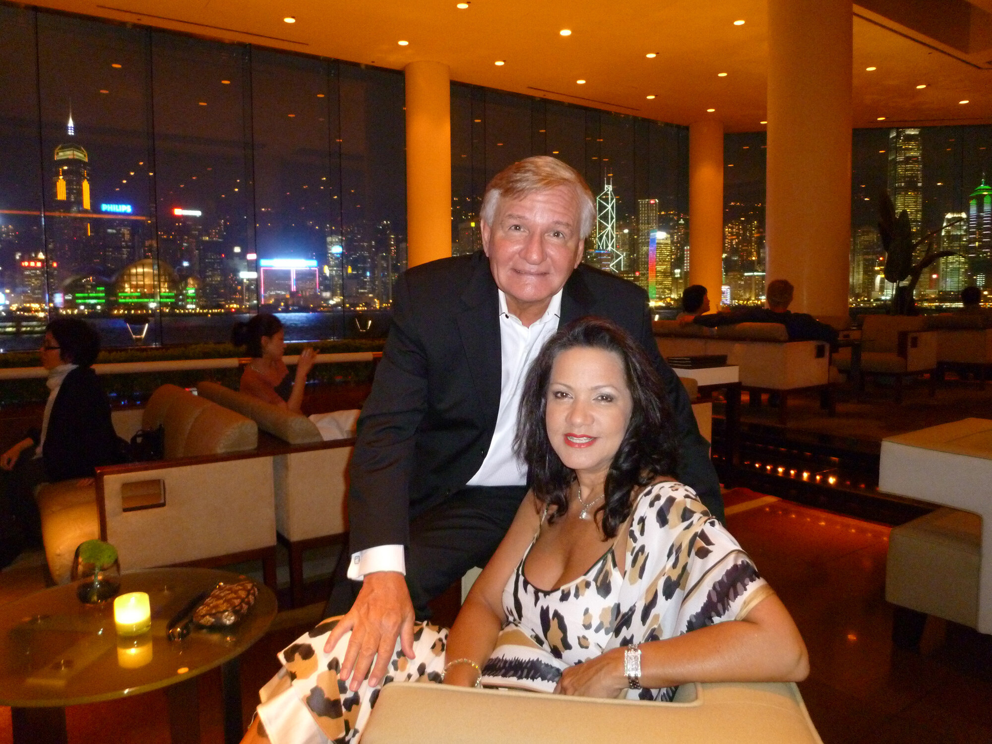  Me and Michelle in Hong Kong. 