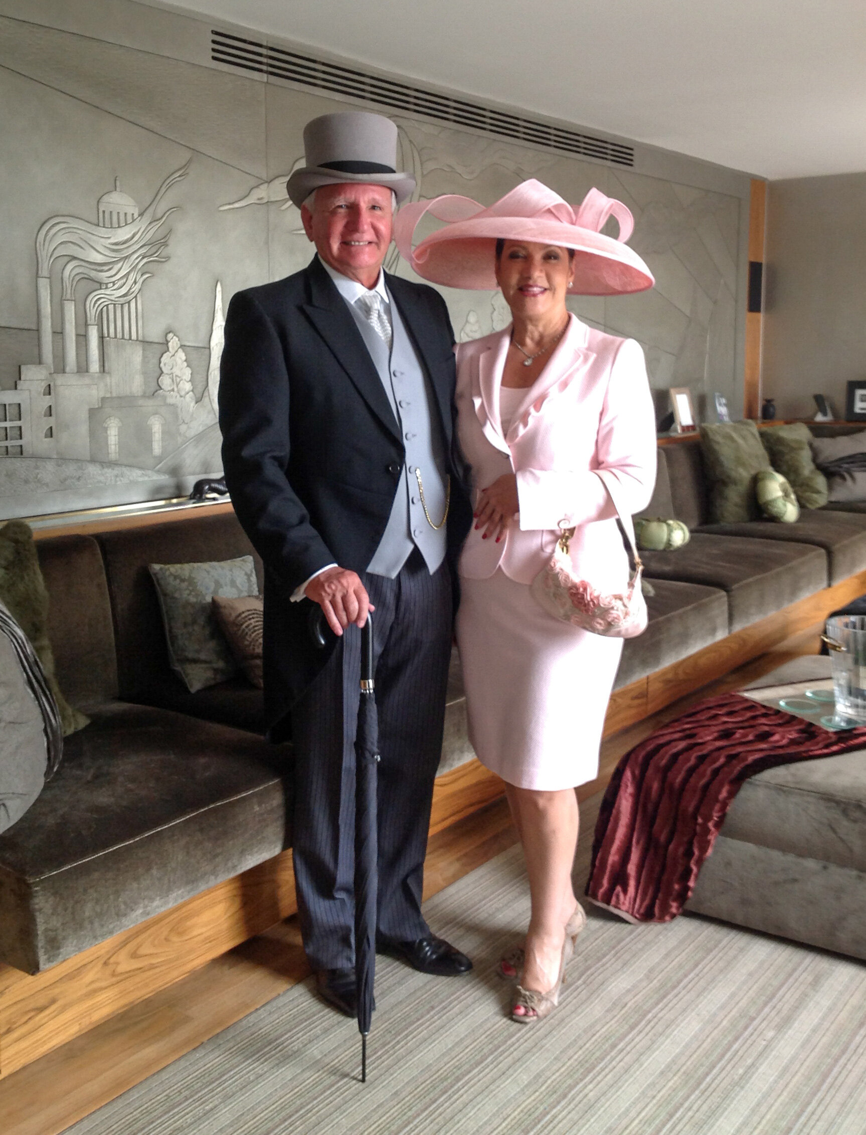  Michelle and I at Royal Ascot 2013 with the Queen in attendance. 