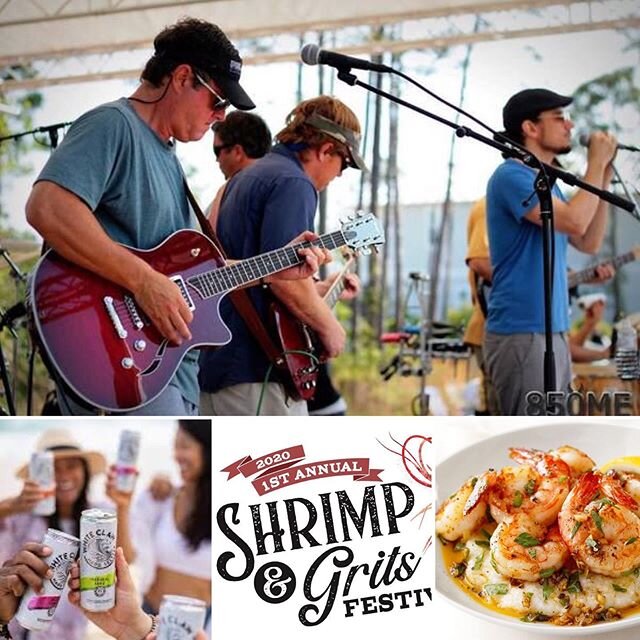 Whose ready for the awesome sounds of Cadillac Willy  and the Shenanigans, while enjoying an afternoon full of delicious food,drinks and friends?!? See you all in 2 weeks!! #getyourforksready #shrimpandgrits